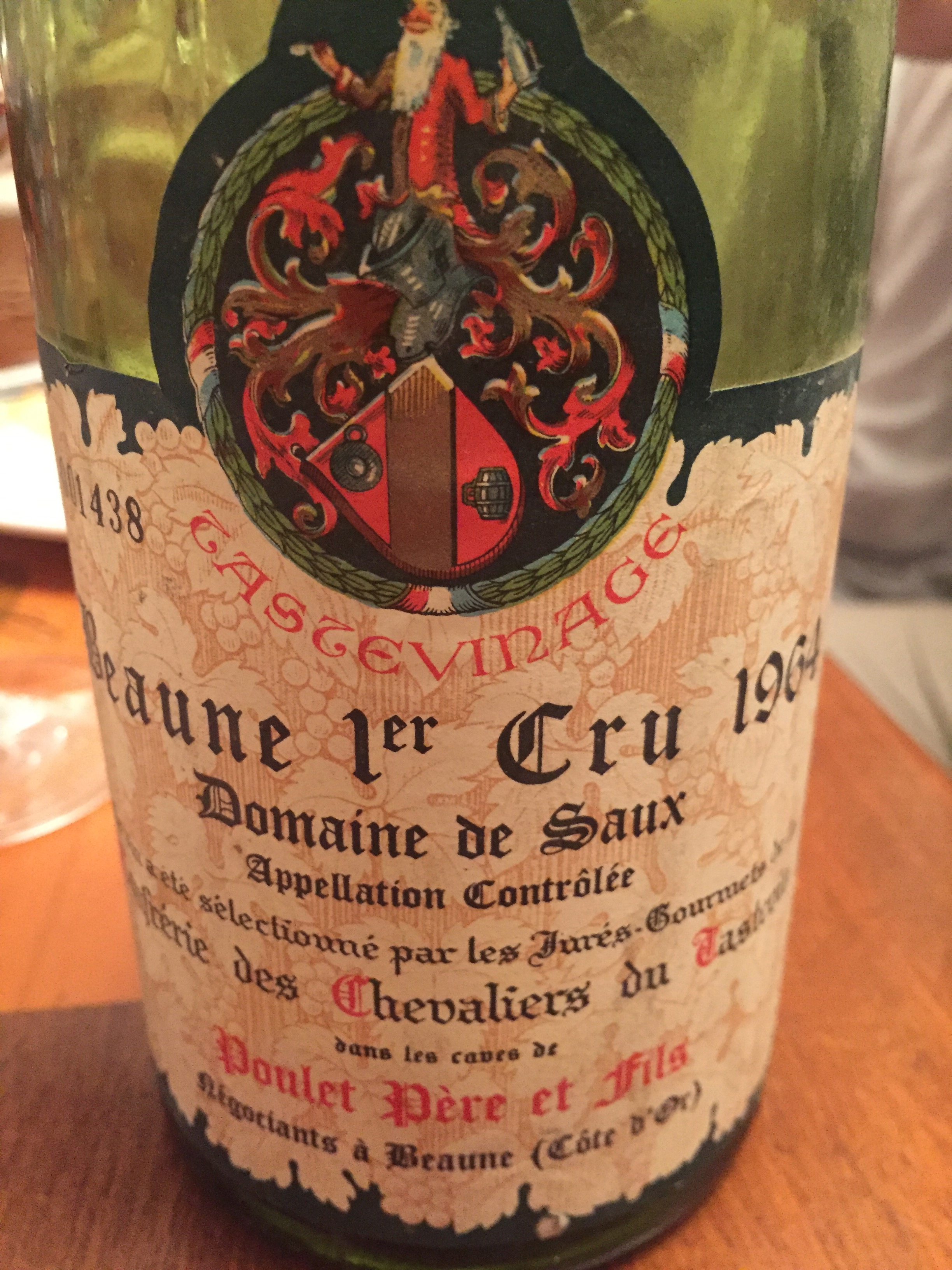 And finally a captivating '64 Beaune 1er Cru ...