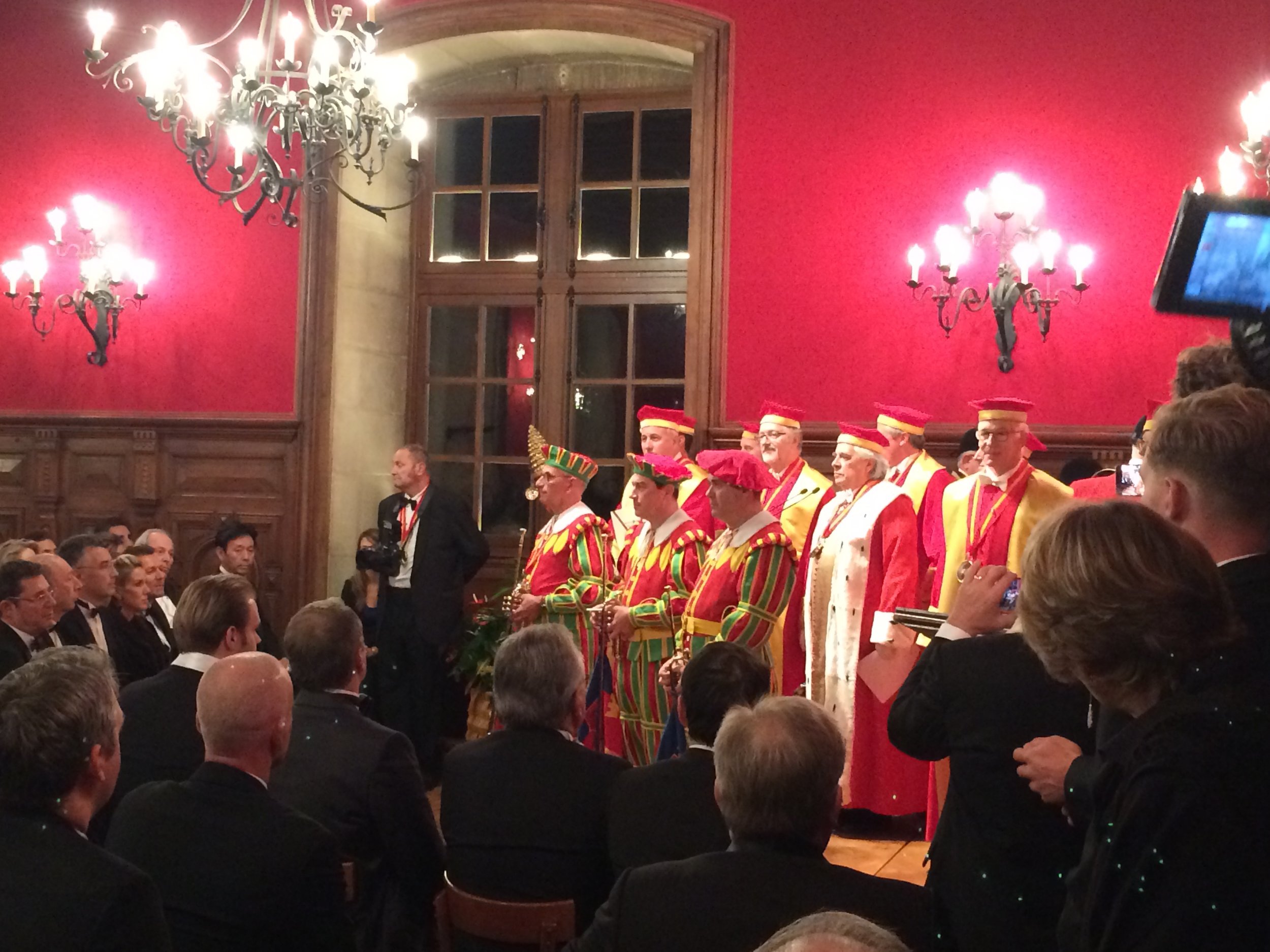 Induction ceremonies for the Confrèrie des Chevaliers du Tastevin
