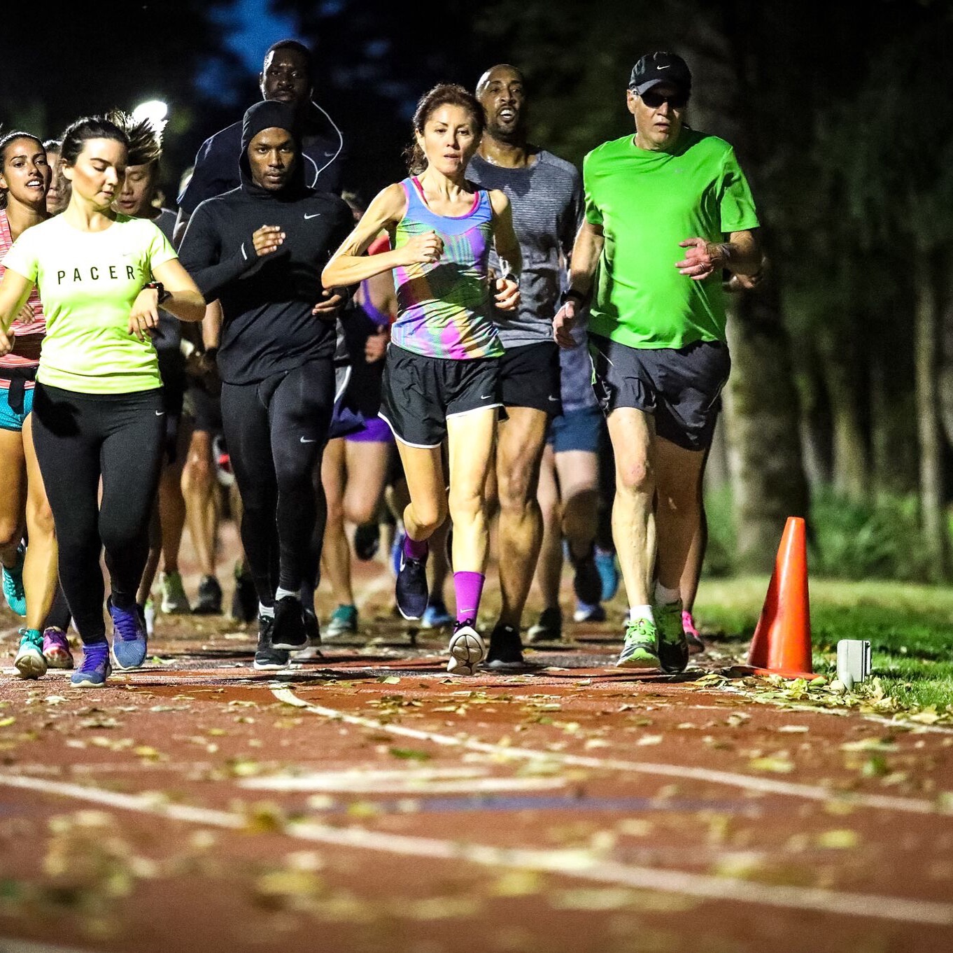 Speed run at the Nike track...