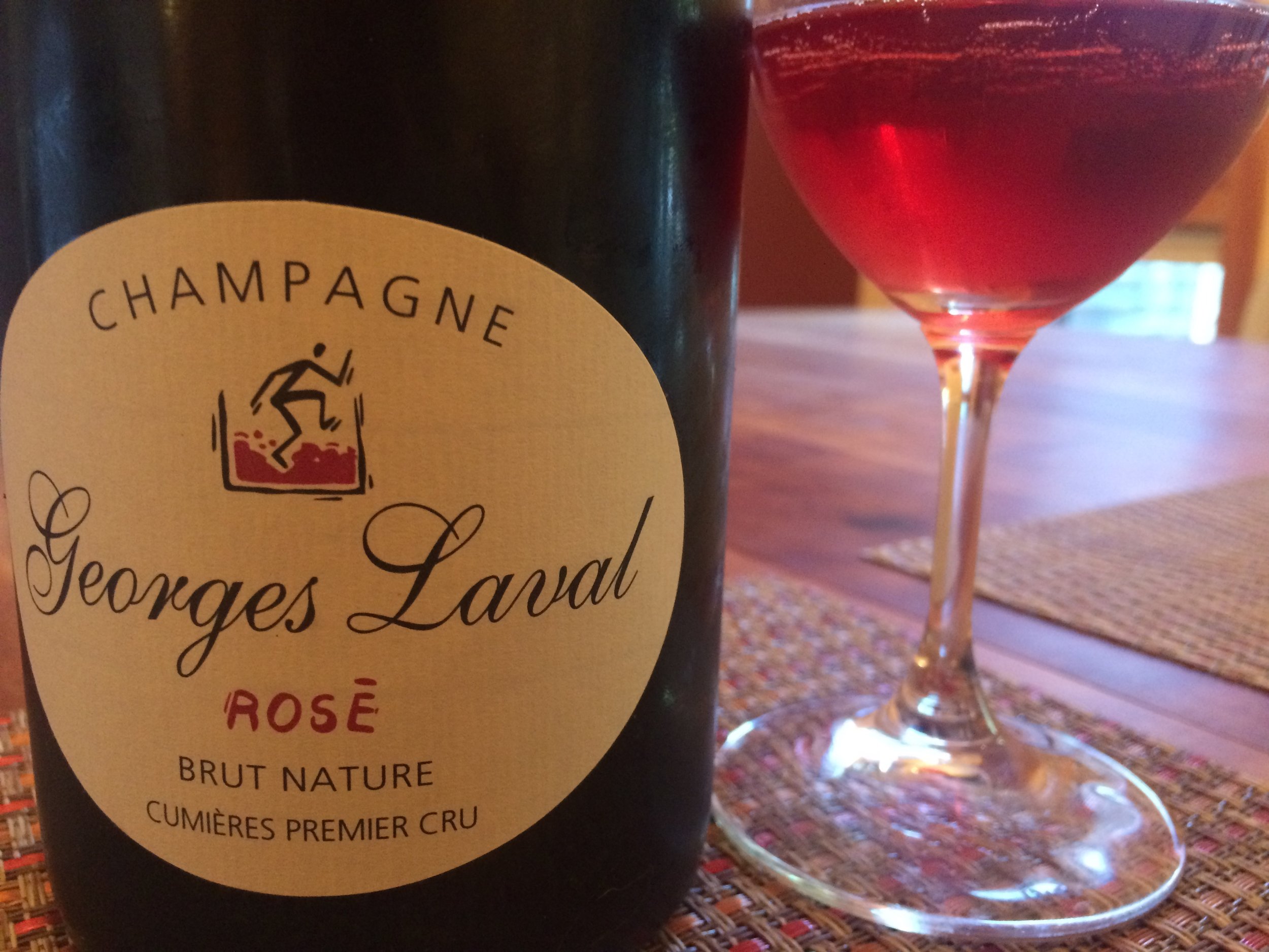 Celebrating in style with a treasure from Laval. Cheers!