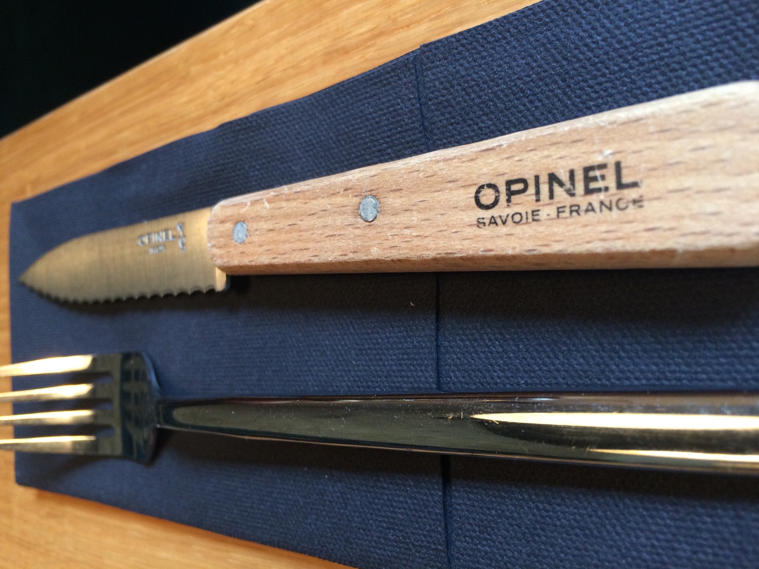 When it's Opinel on the table, I'm in my happy place