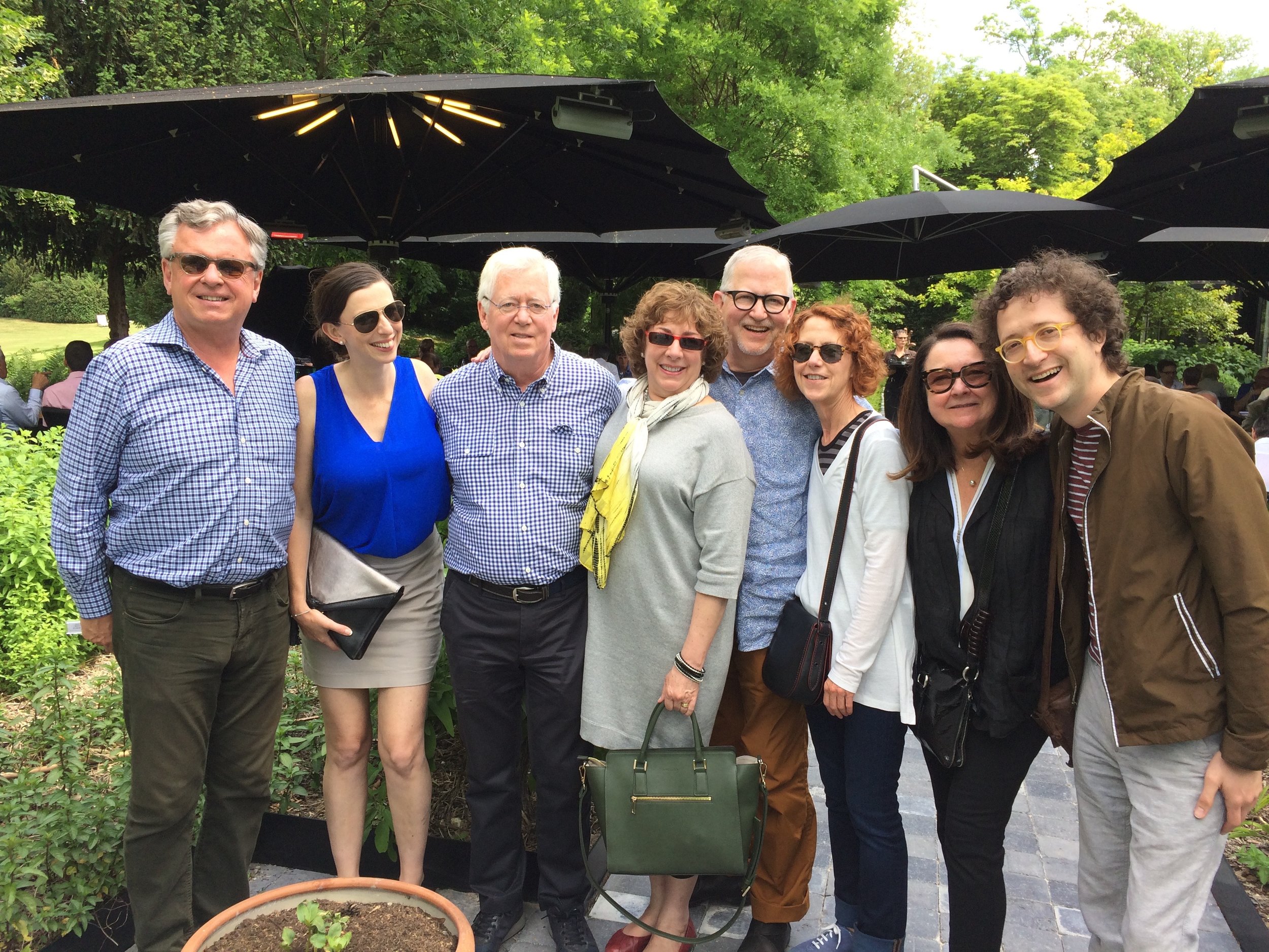 The group, ready for a true insider's immersion in Champagne...