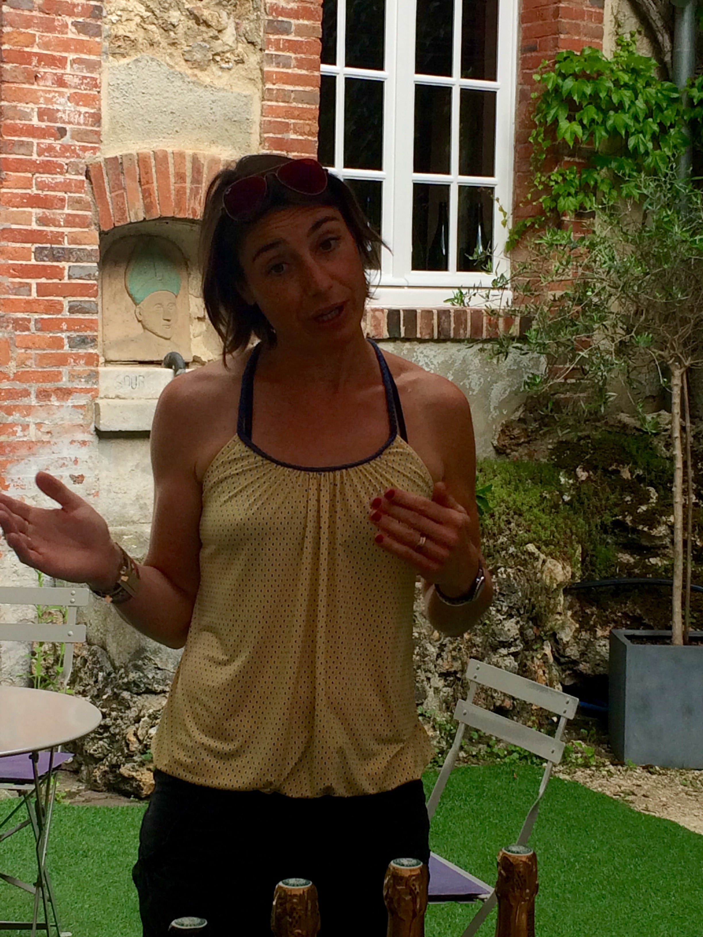 Elodie Marion in Hautvillers