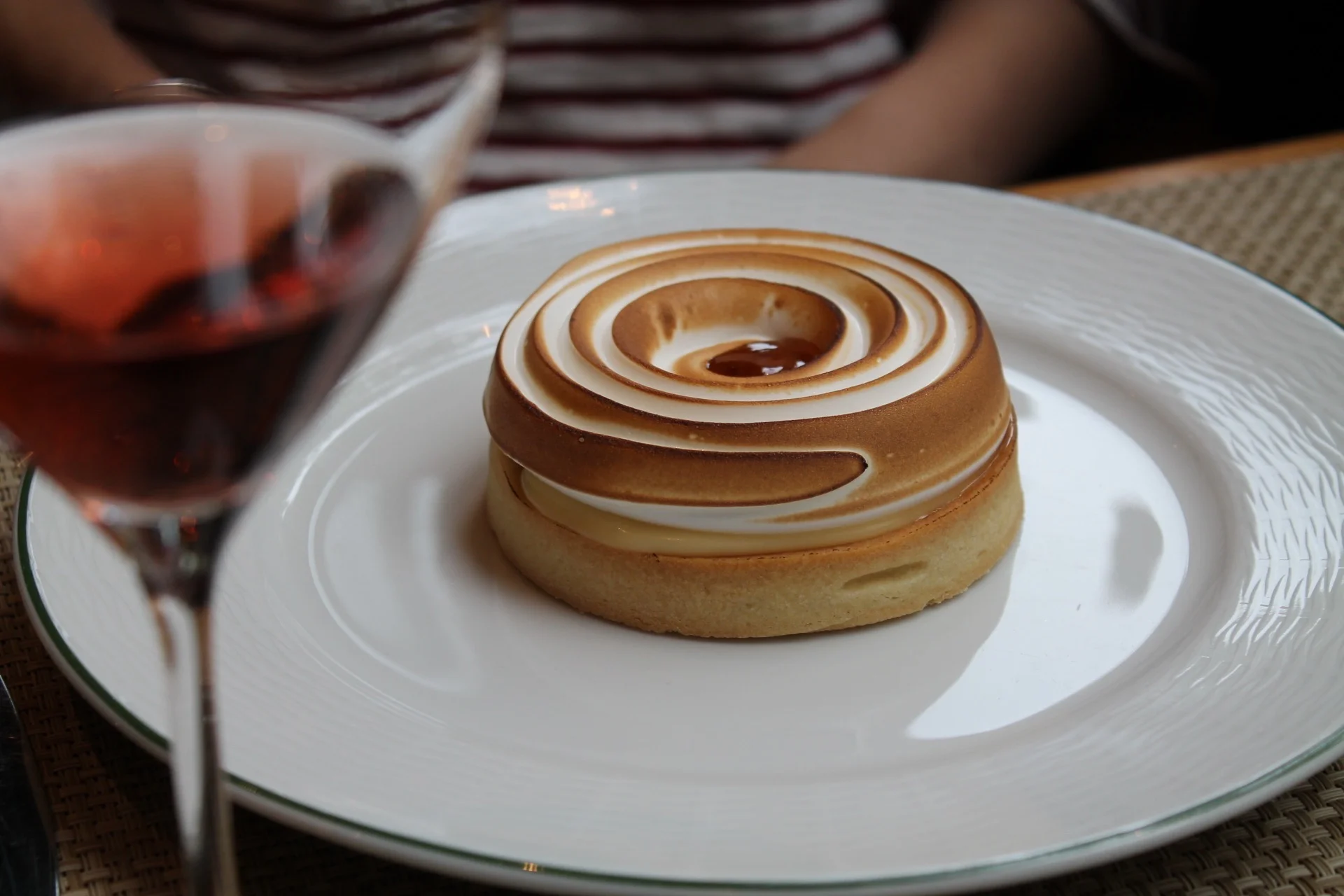The lemon tart of my dreams - at Le Jardin in Reims. Photo - Martha Wright