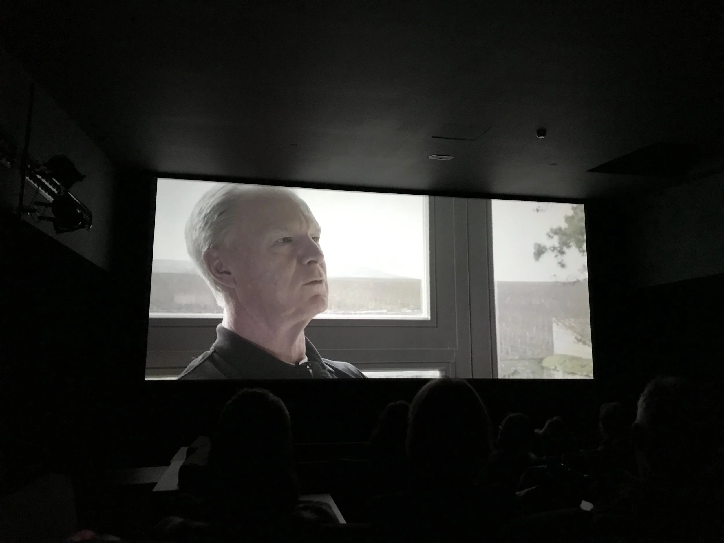 The Burghound, Allen Meadows, on the big screen at our sneak-preview in Beaune
