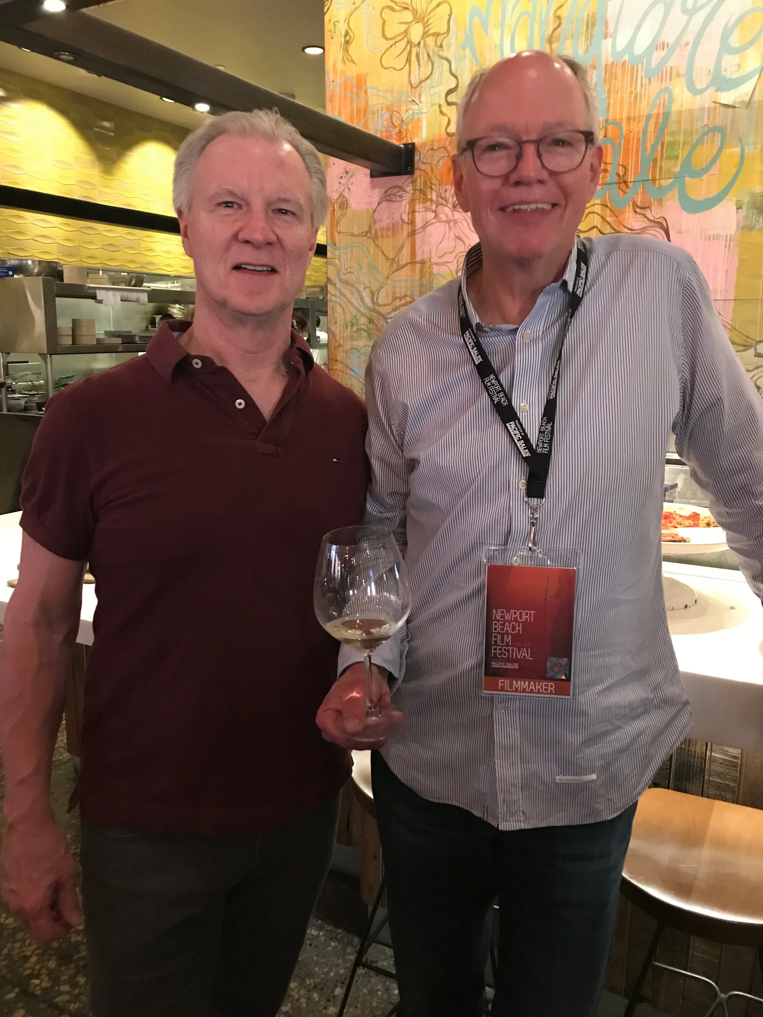 With the Burghound himself, Allen Meadows , at the Newport after-party