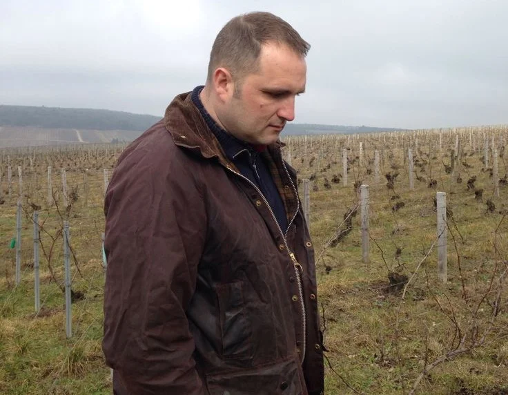  Jérôme Coessens in his vines at l'Argillier