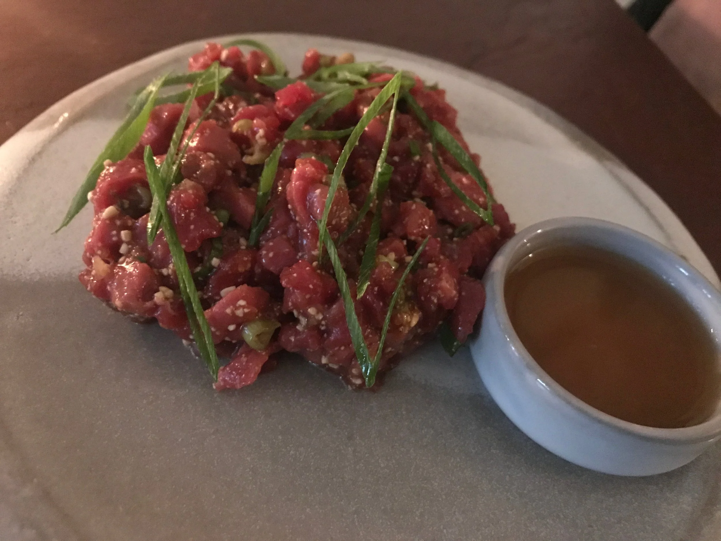 Boeuf Tartare at Early June in the 10th