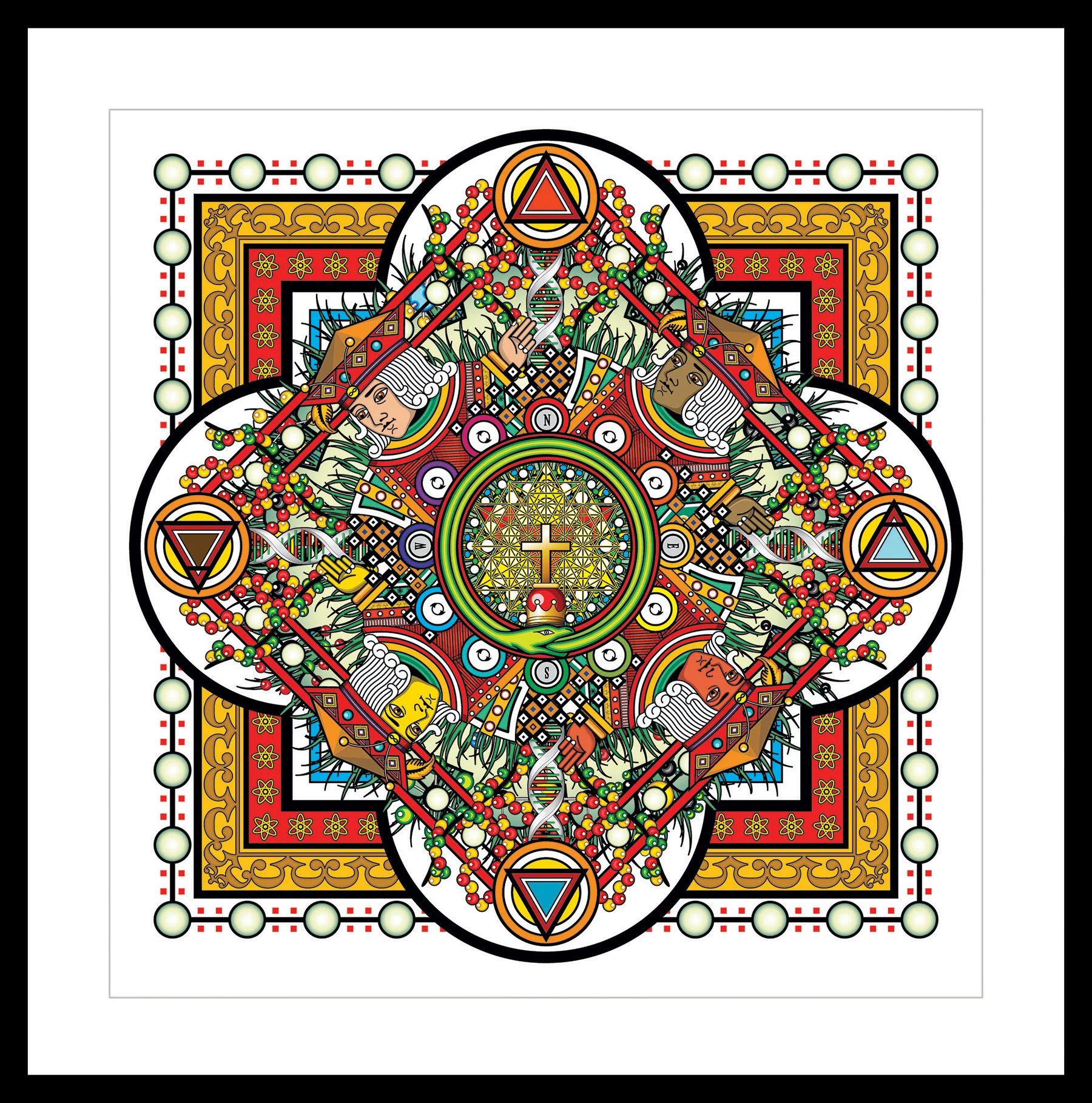 POLYHEDRA- 20x20in - paper