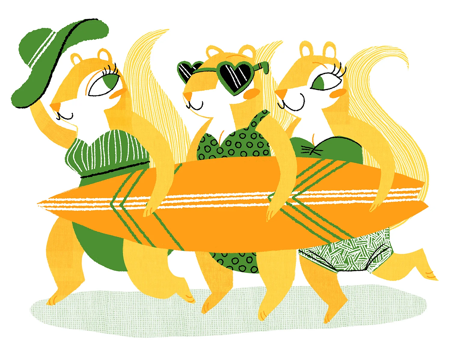 Surfs Up, Squirrels!