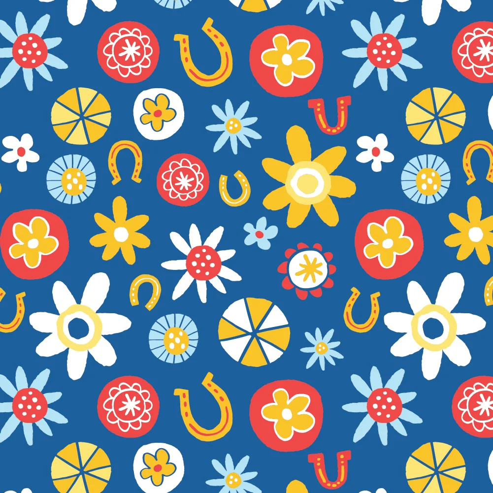 Prized Pony Flower Pattern