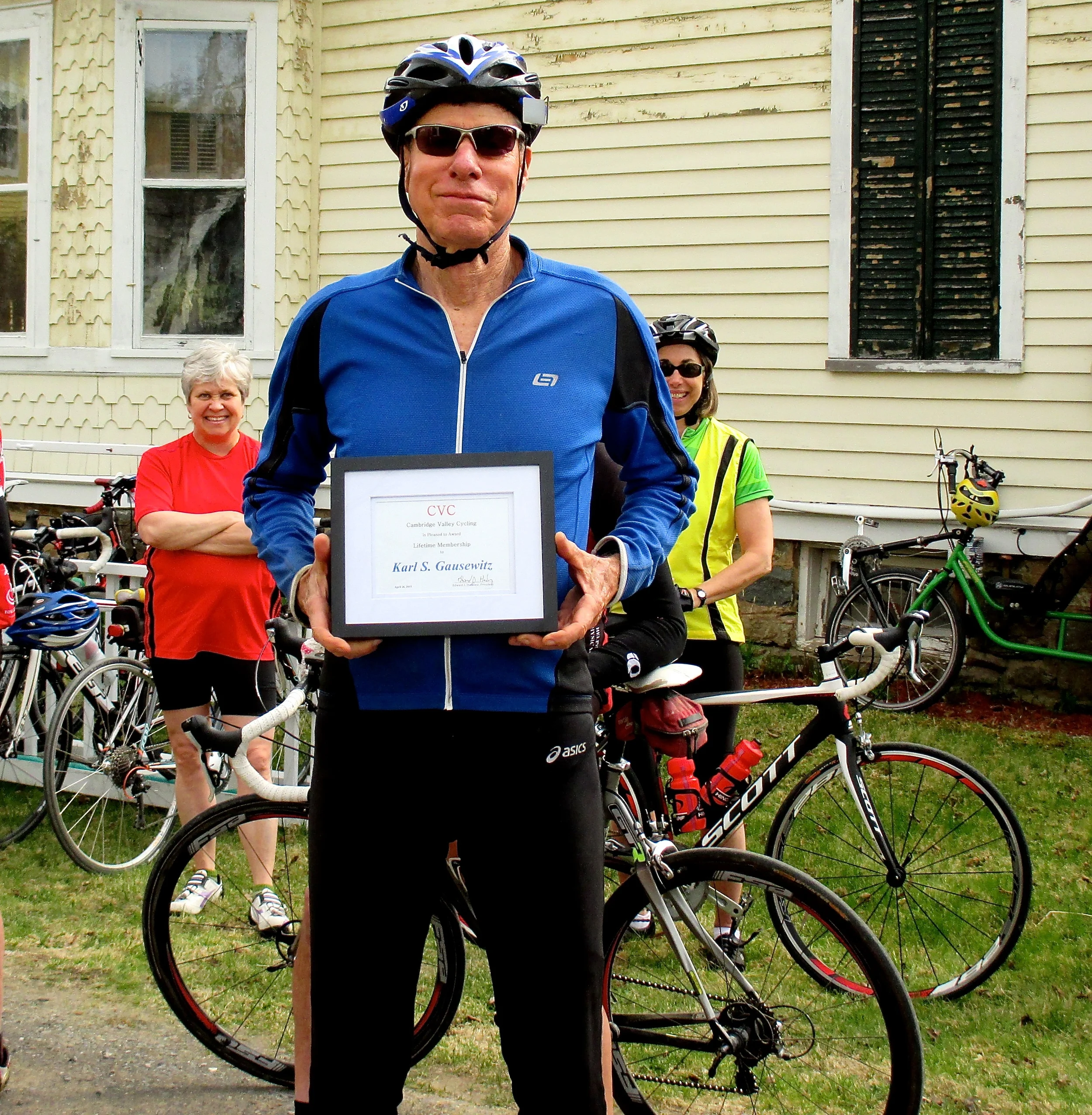 CVC honors Karl with lifetime membership