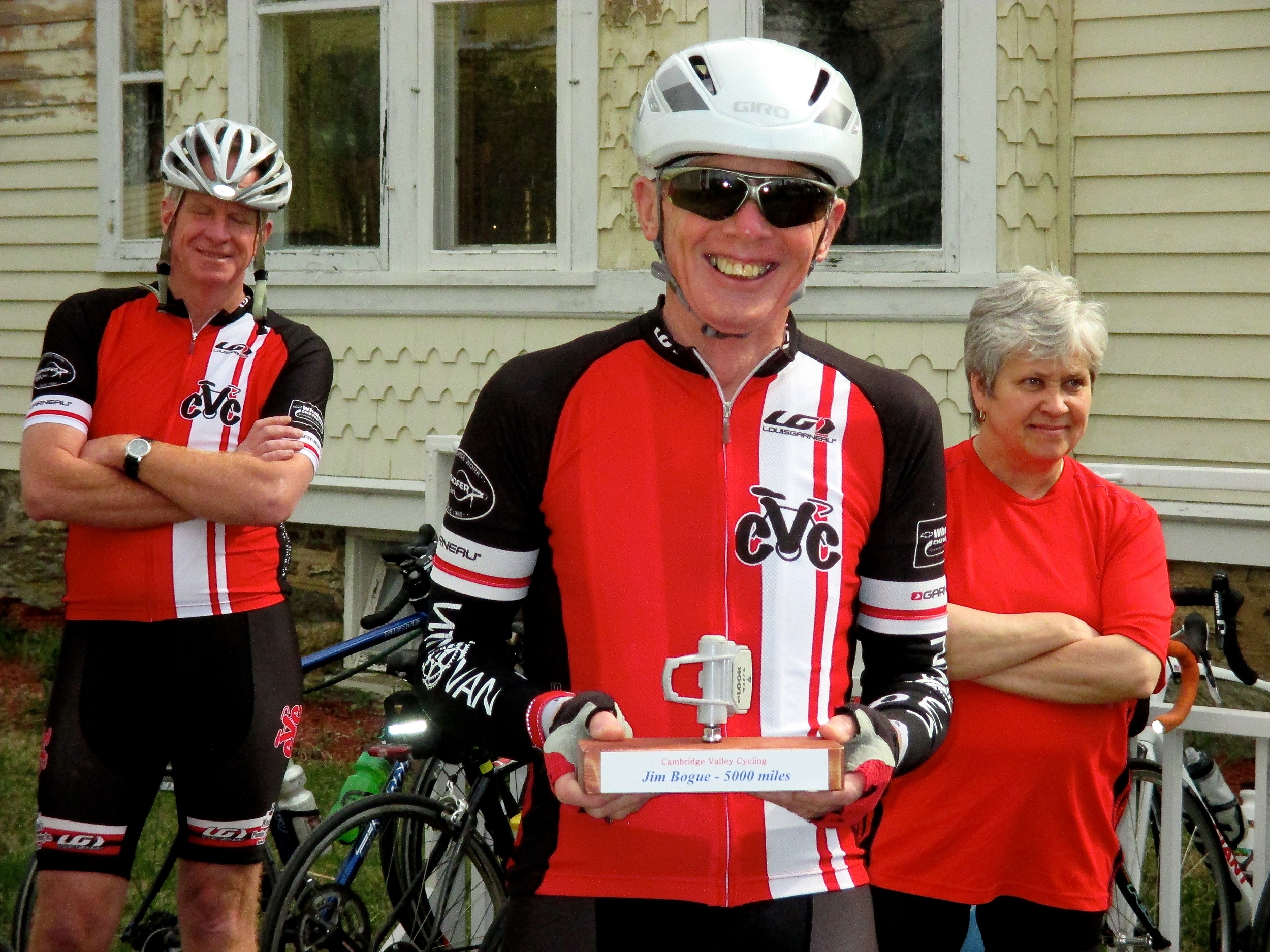 Congratulations, Jim, cycling 5000 miles in 2014!