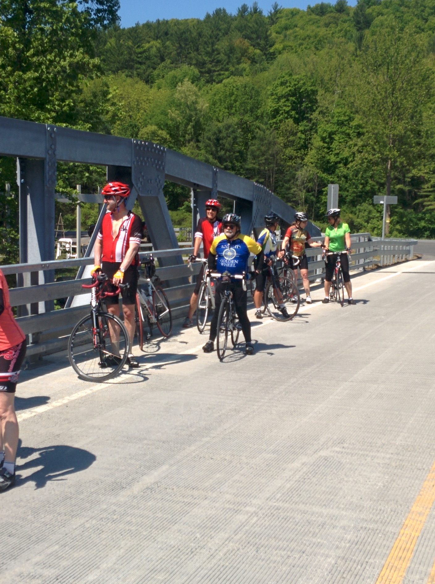 Happiness is May 24, 2105 on our bikes!
