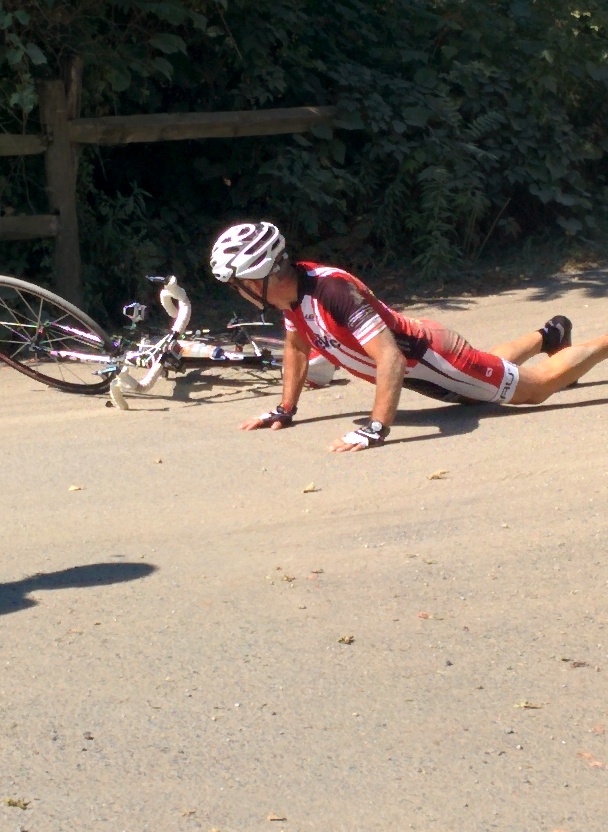 Jon's latest high-speed crash - zero mph!