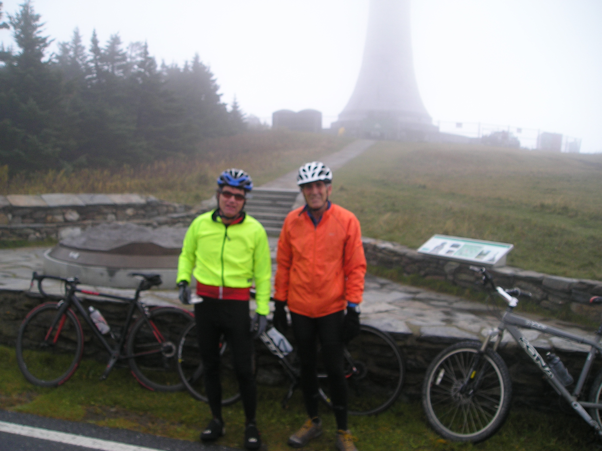 Don and Derek 10/16/15 - Greylock in the fog and mist