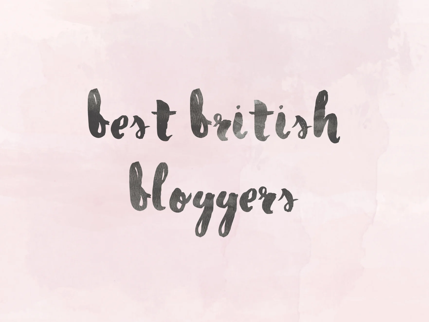 Best UK British Bloggers