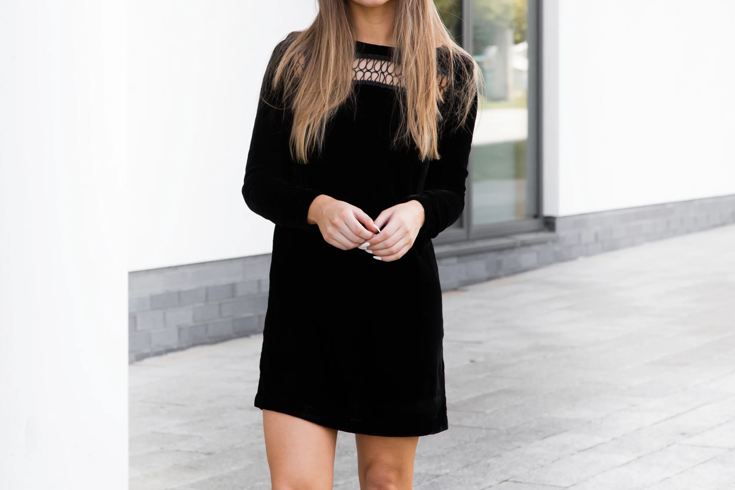 H&M black dress