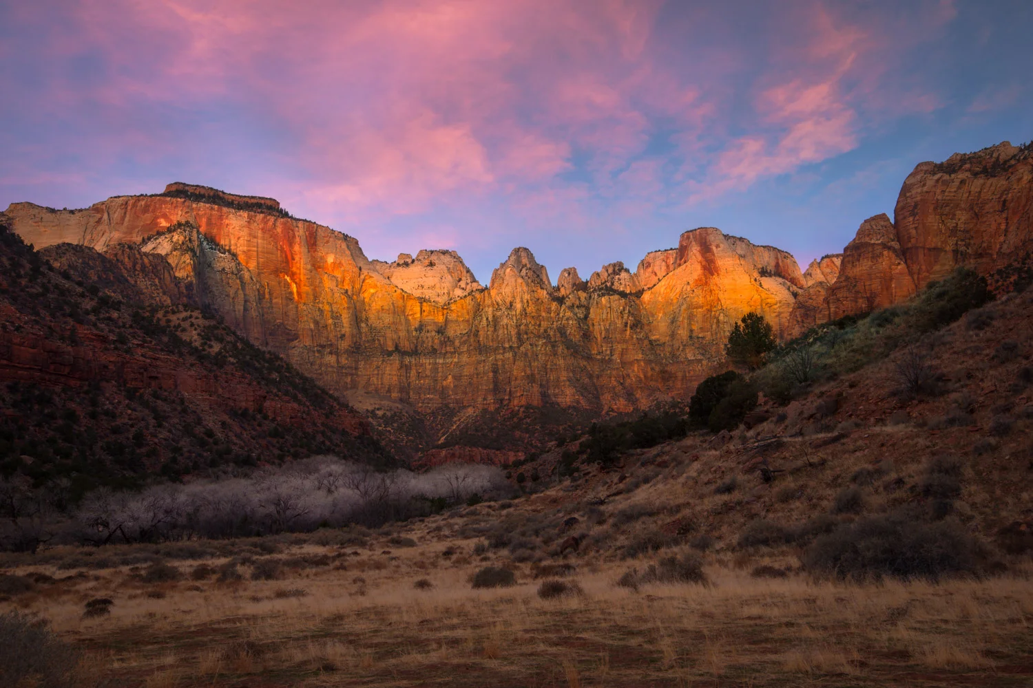 The Towers in Winter