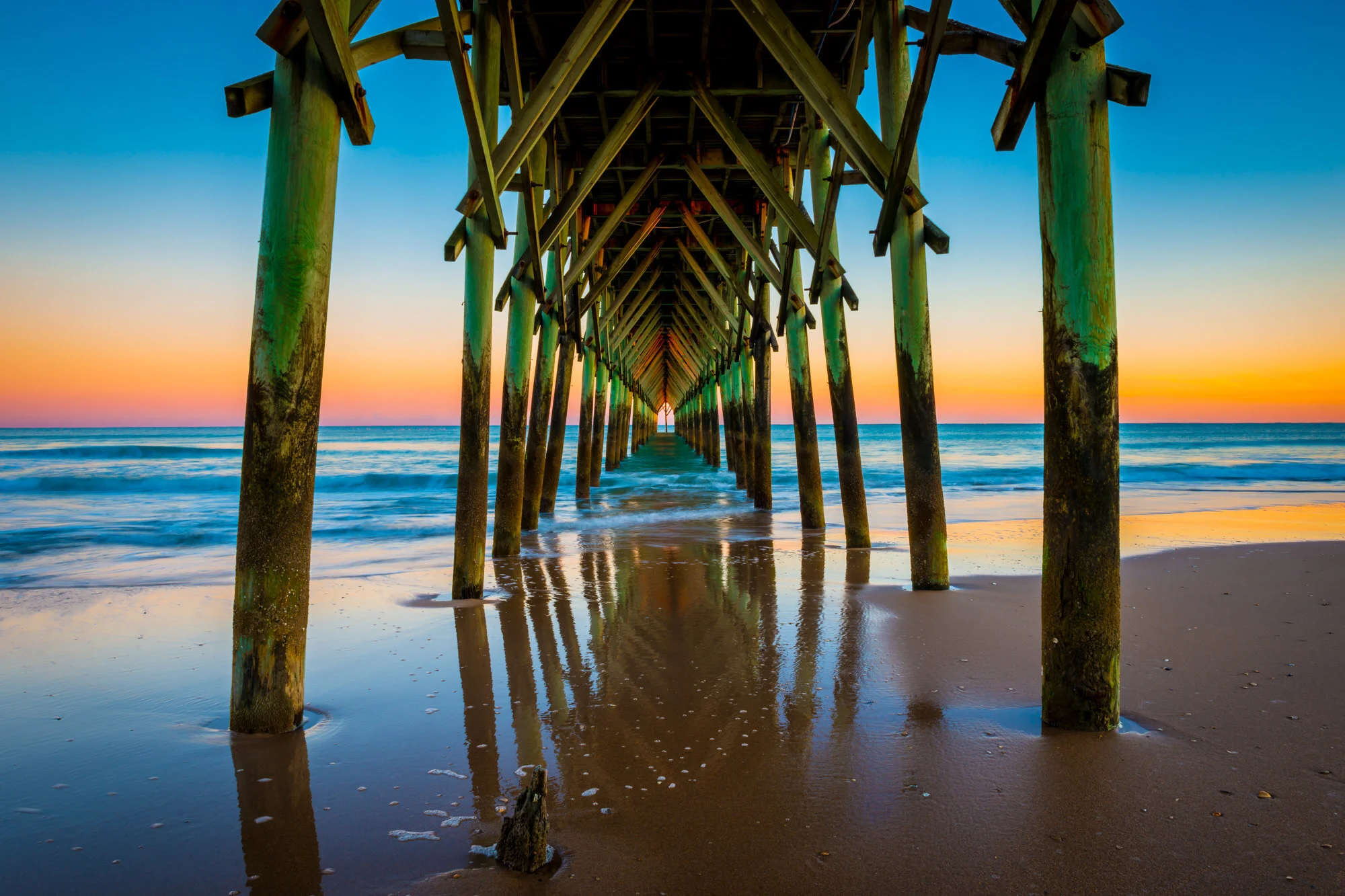 Under the Boardwalk in Winter