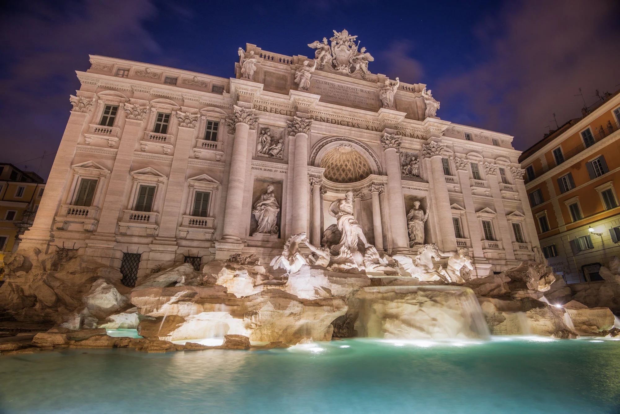 All Alone at Trevi Fountain