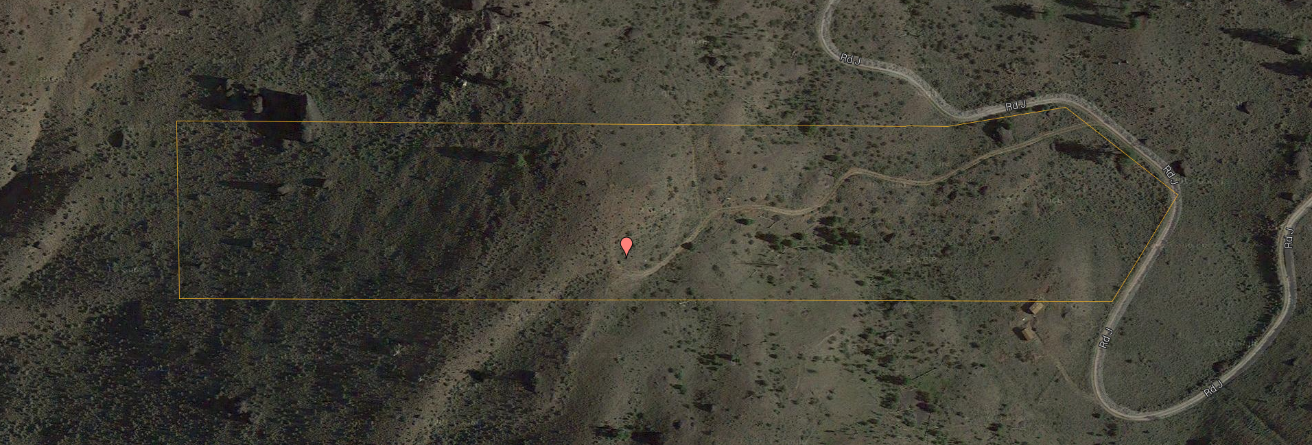 Birds-eye view of the area and the property. View the interactive Google Map .