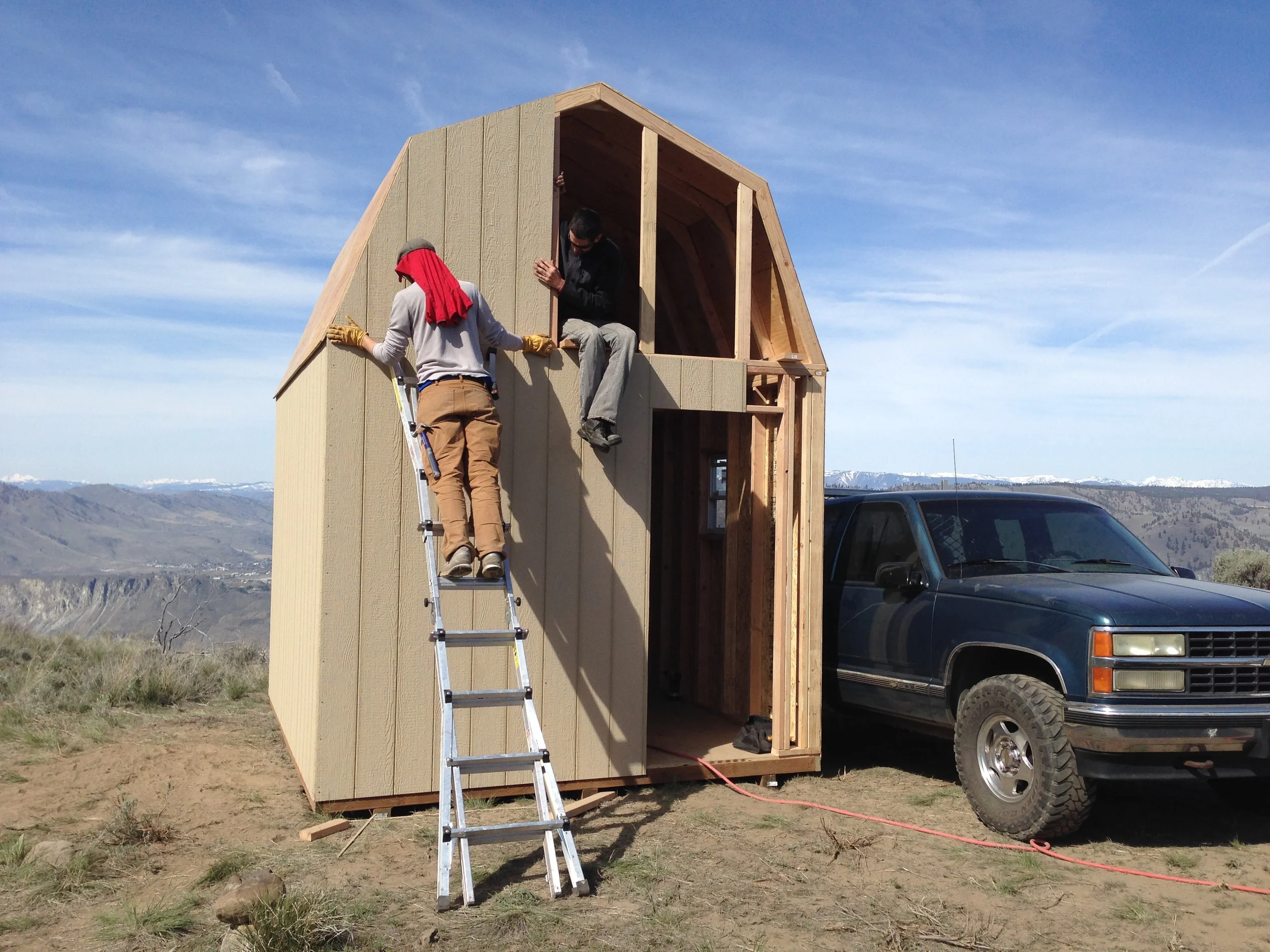 We started worrying that we didn't have enough siding toward the end.