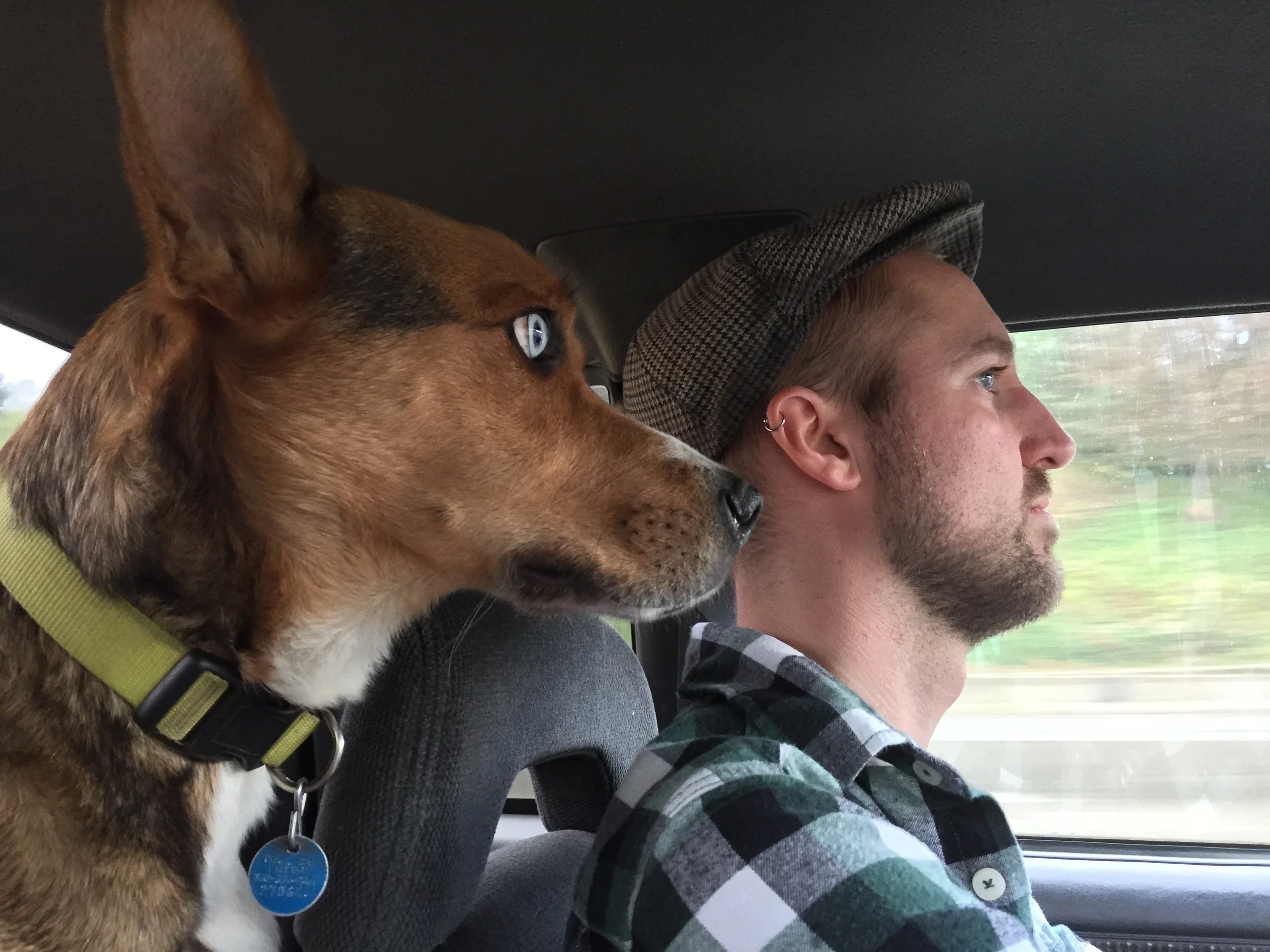 Eyes on the road.