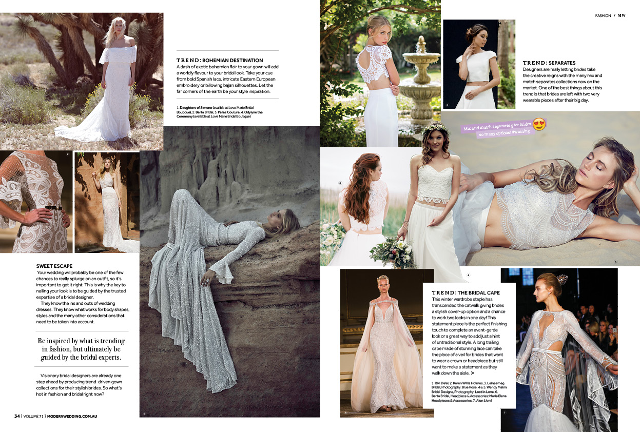 The Fashionista Bride Fashion Feature Alegria Alano