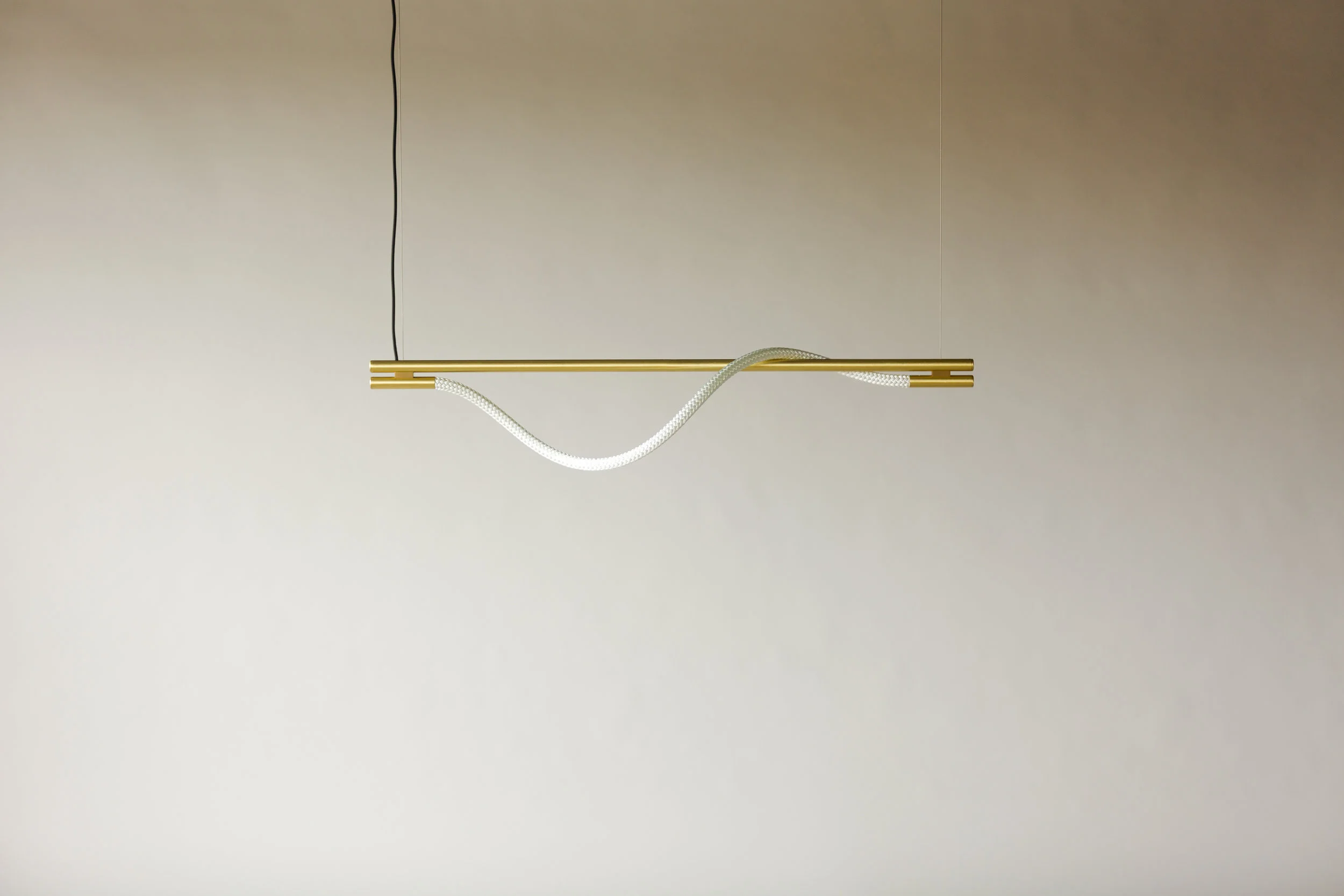 4’ Surrey Suspension II - Cable (pictured in Satin Brass / turned off)