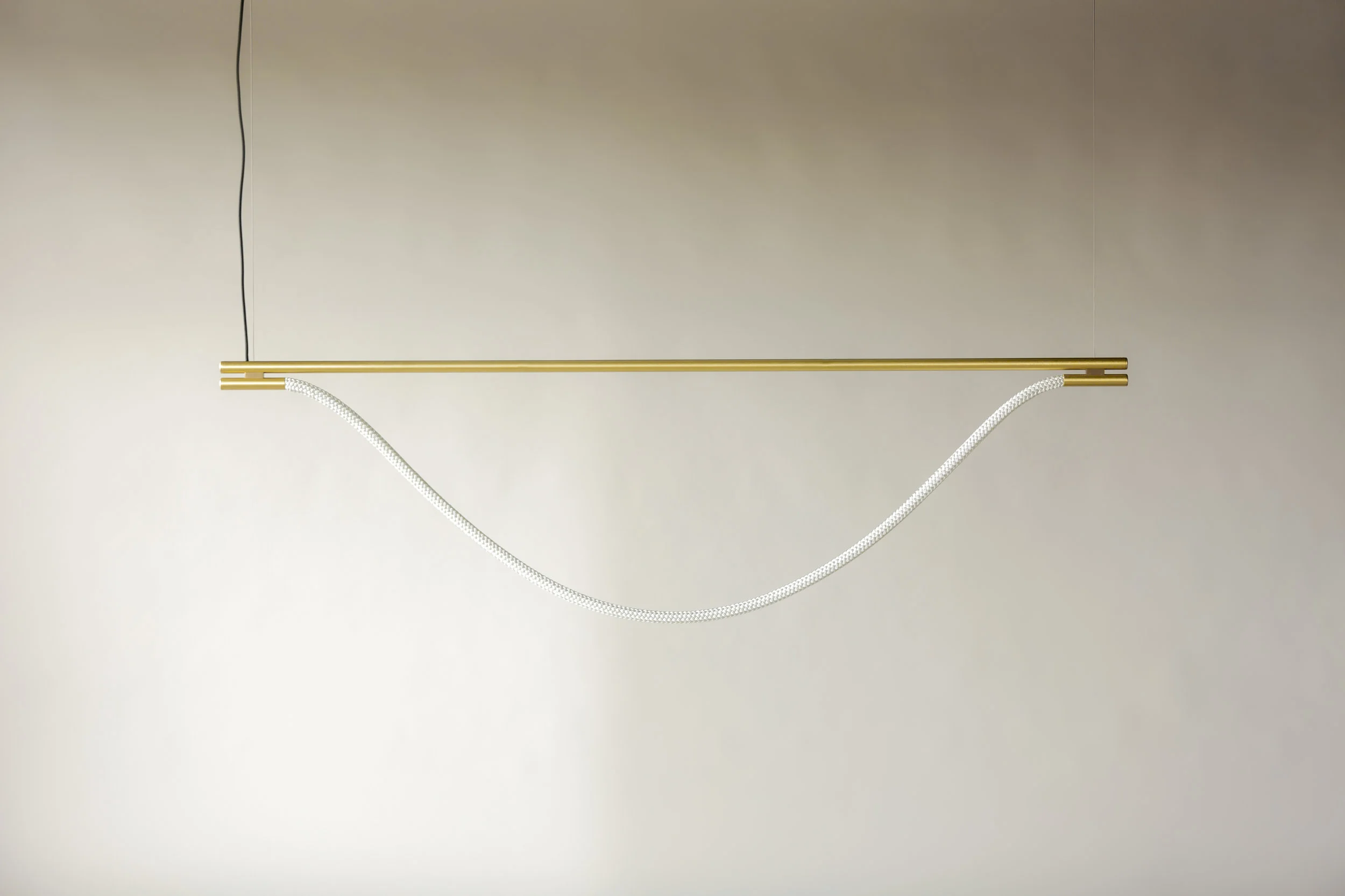 6’ Artemis Suspension II - Cable (pictured in Satin Brass / turned off)