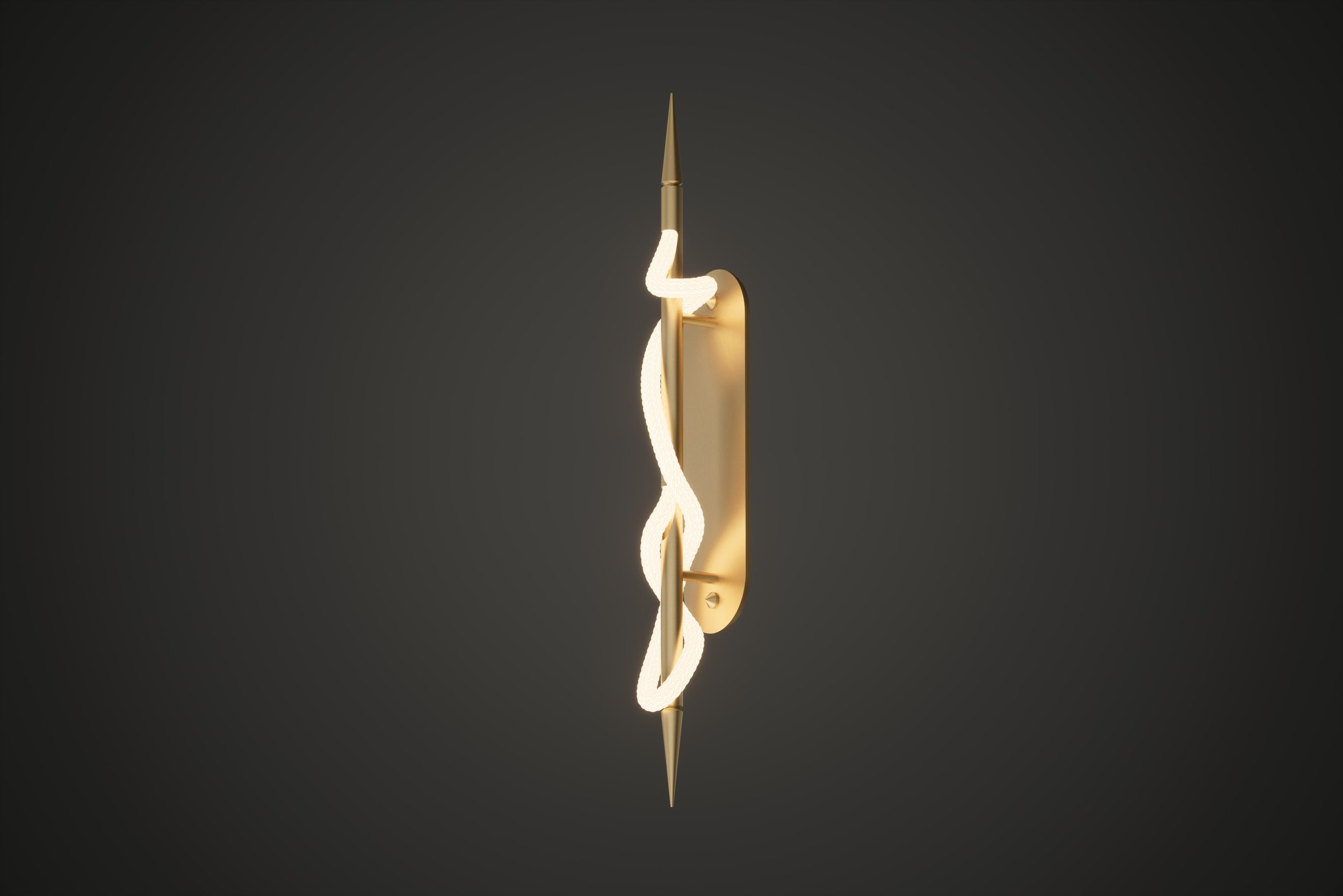3ft+Maya+Sconce+-+Satin+Brass+-+Dark+Grey+-+On+-+Side+Profile+-+(4483).jpg