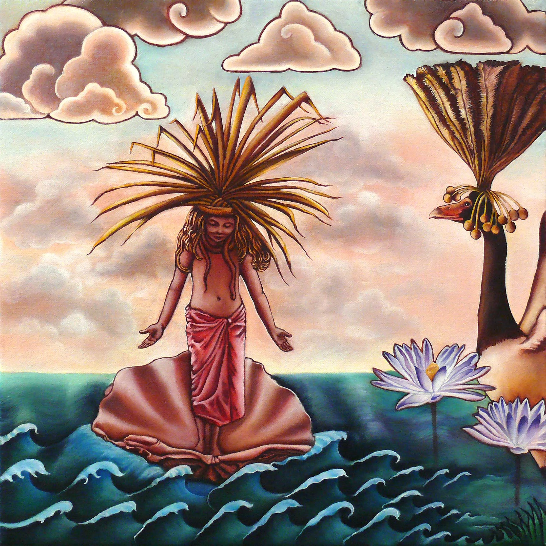 Where the Wild Things Are, a Vision Splendid Lurks Within , oil on linen, Togart Contemporary Art Award , Darwin 2013