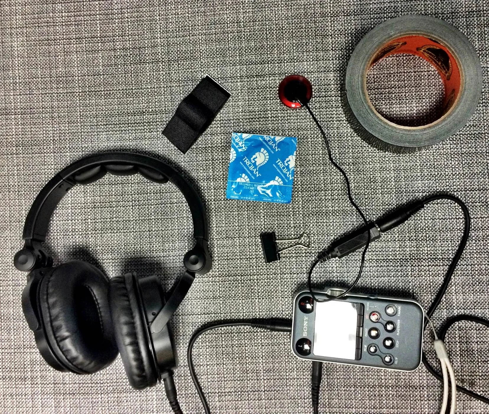 My underwater recording equipment.