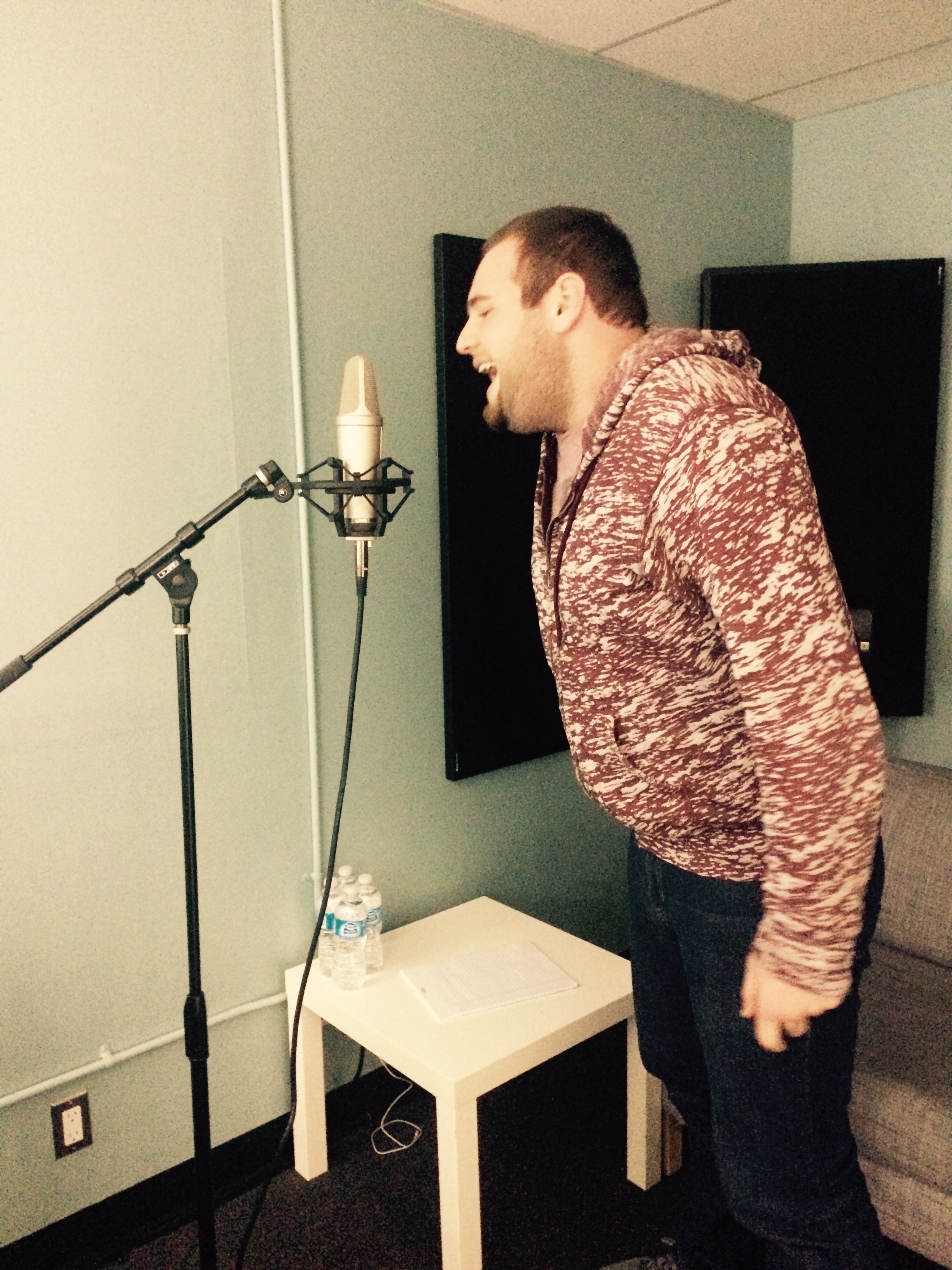 Brad lends his talent for screeching to the project.