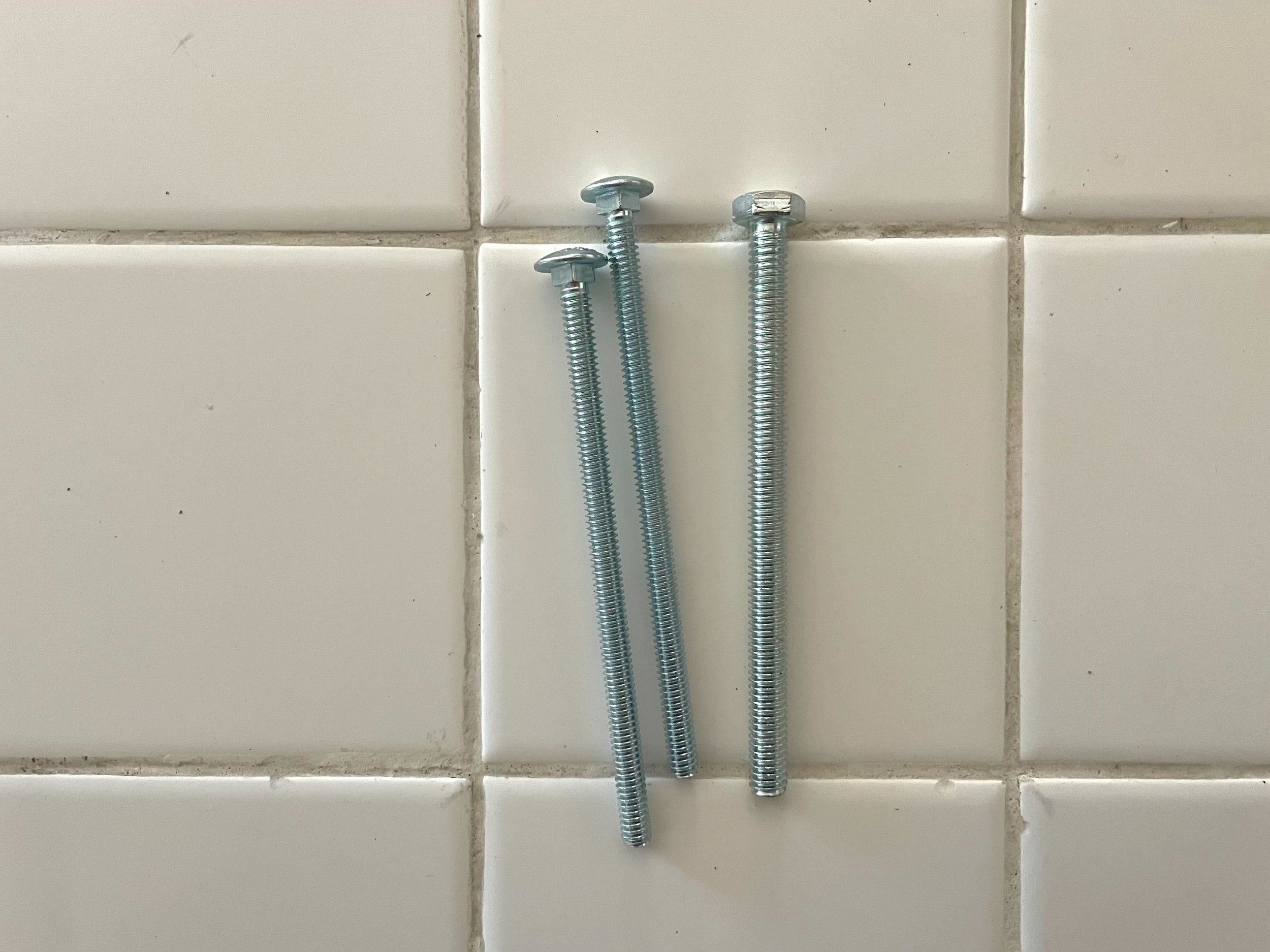 1 to 3 Long Hex Bolts