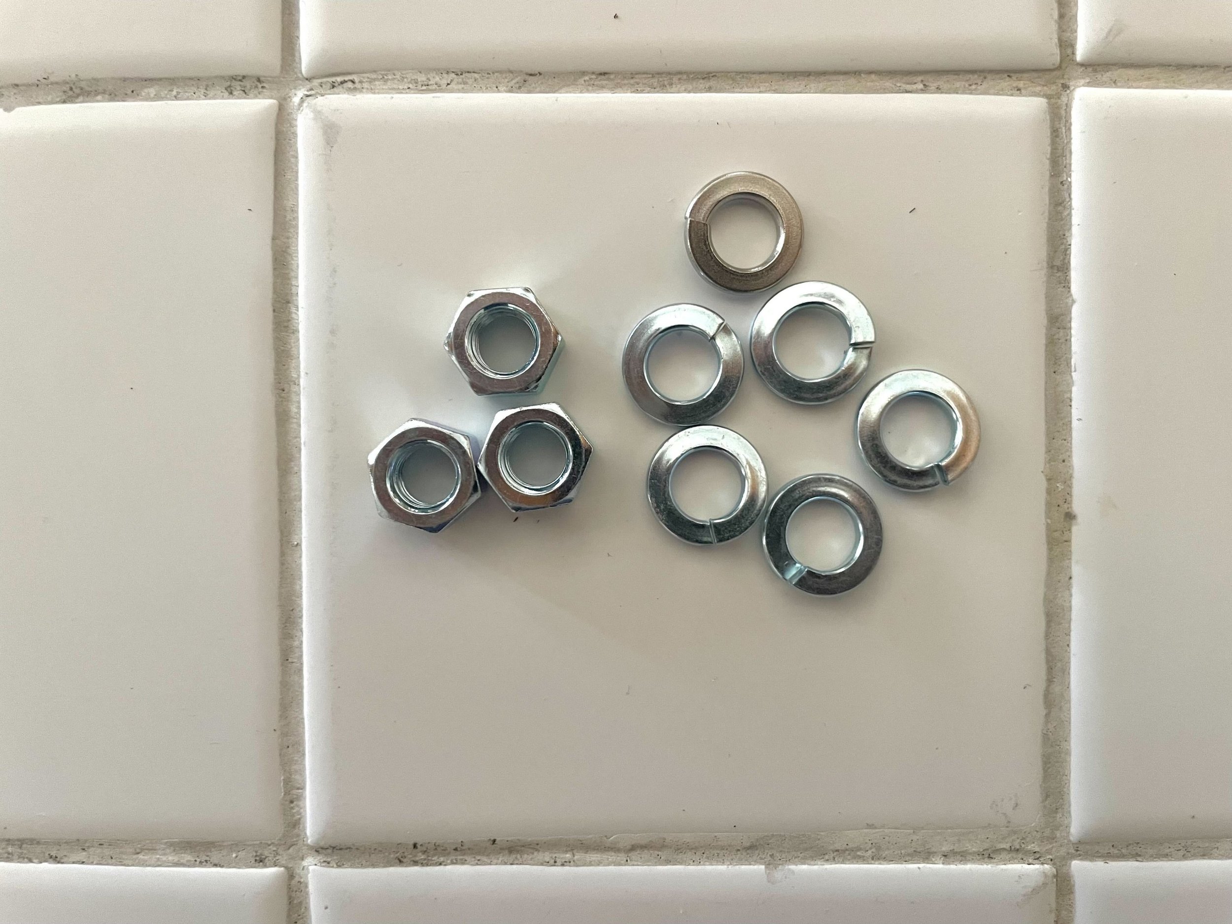 Washers and Nuts (Matching Bolt Size)
