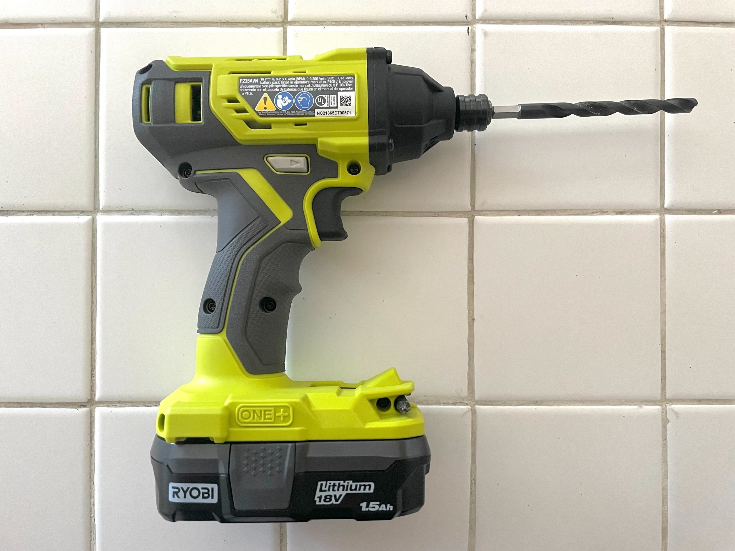 Power Drill with Wood Drill Bits