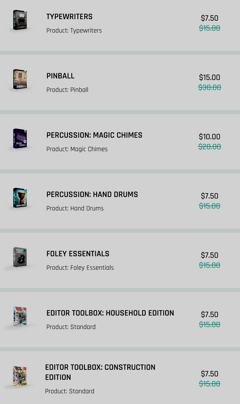 Boom Box Library Spring Sale is Here!