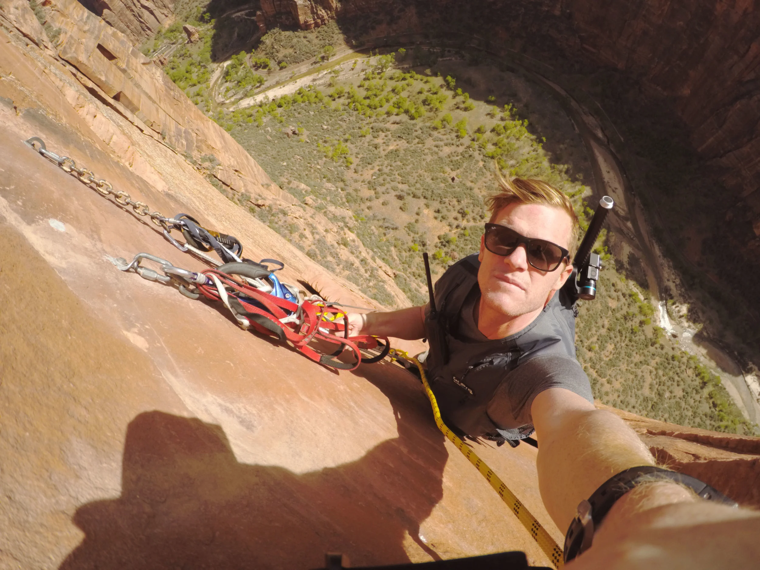 On the Wall in Zion - Behind the Adventure