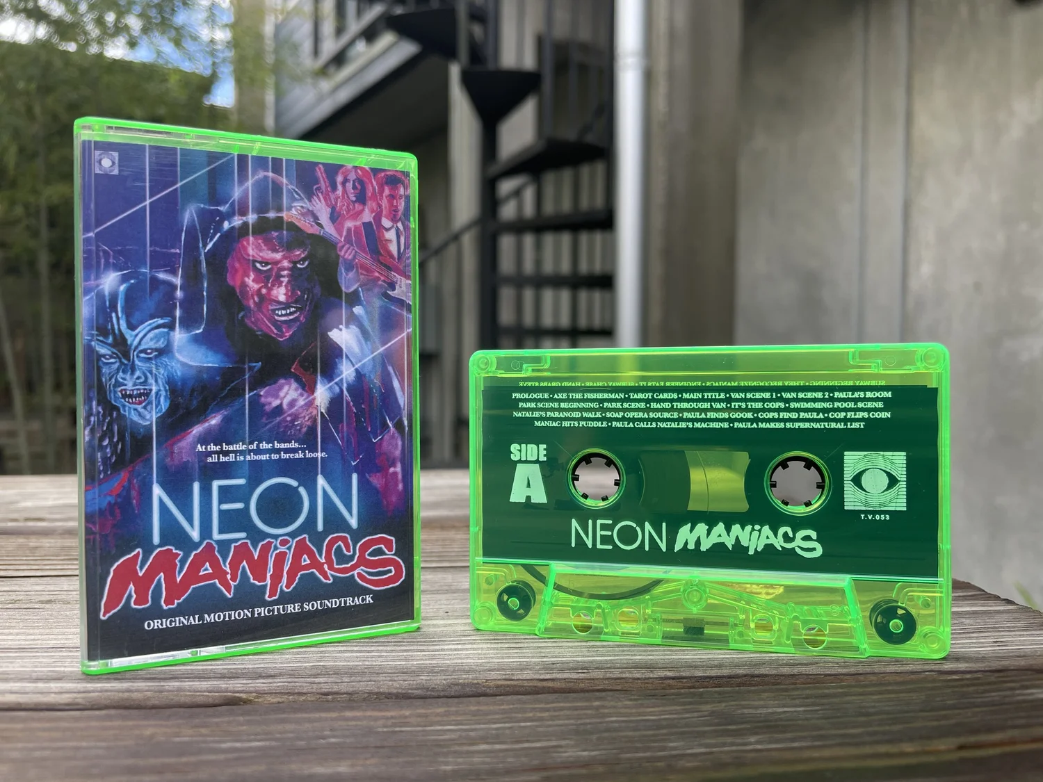 NEON MANIACS (1986) OST CASSETTE — Terror Vision Records and Video