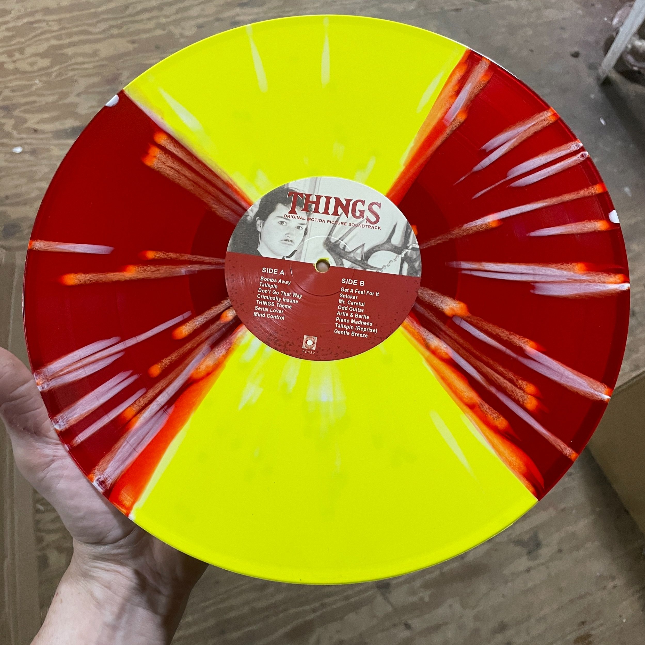 THINGS (1989) OST 2XLP — Terror Vision Records and Video
