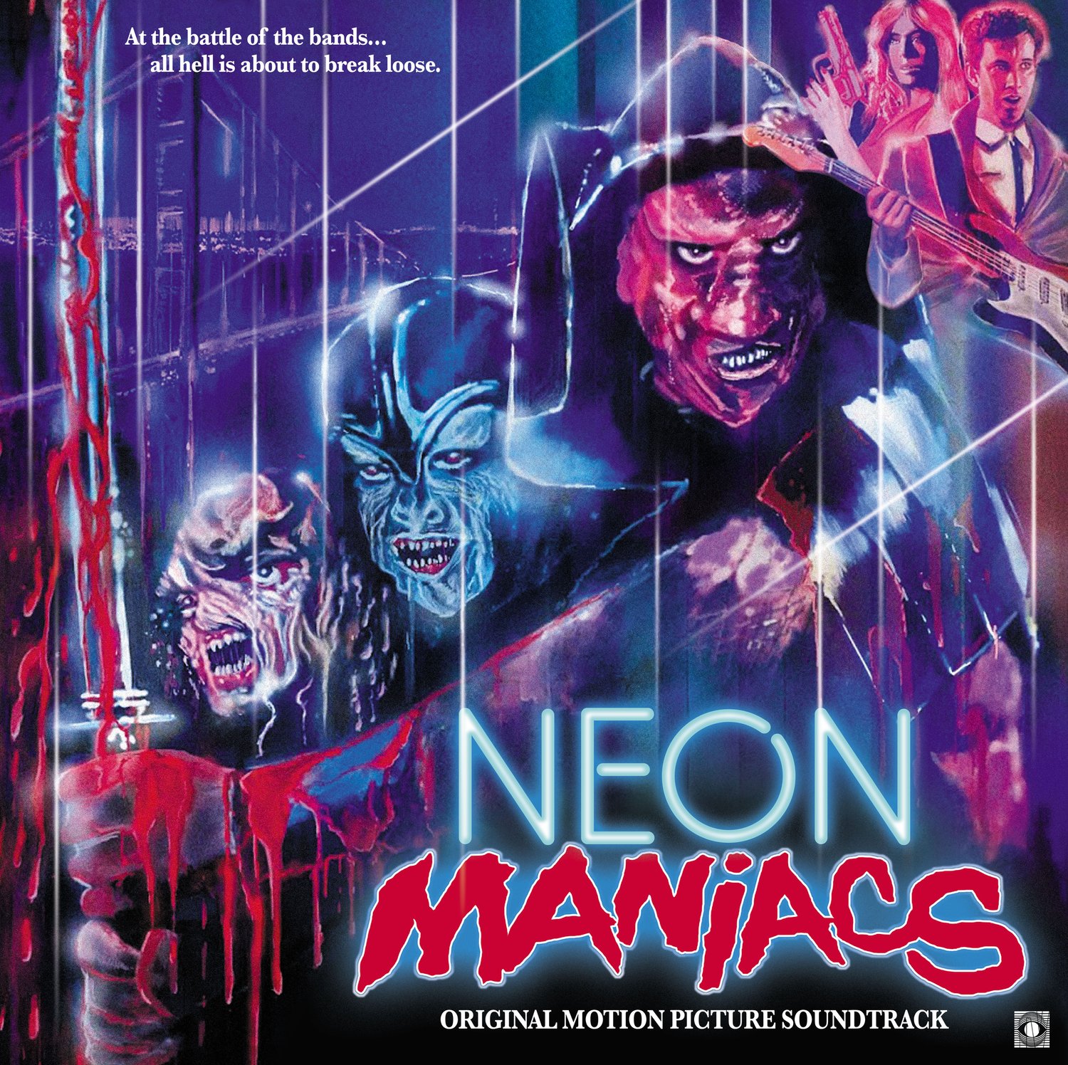 NEON MANIACS OST (1986) LP — Terror Vision Records and Video