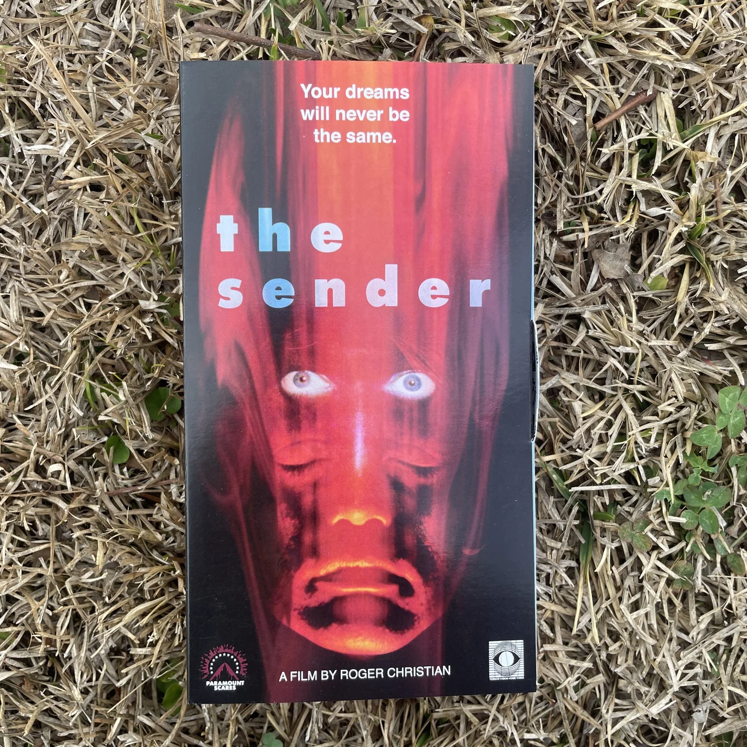 The Sender (1982) VHS — Terror Vision Records and Video
