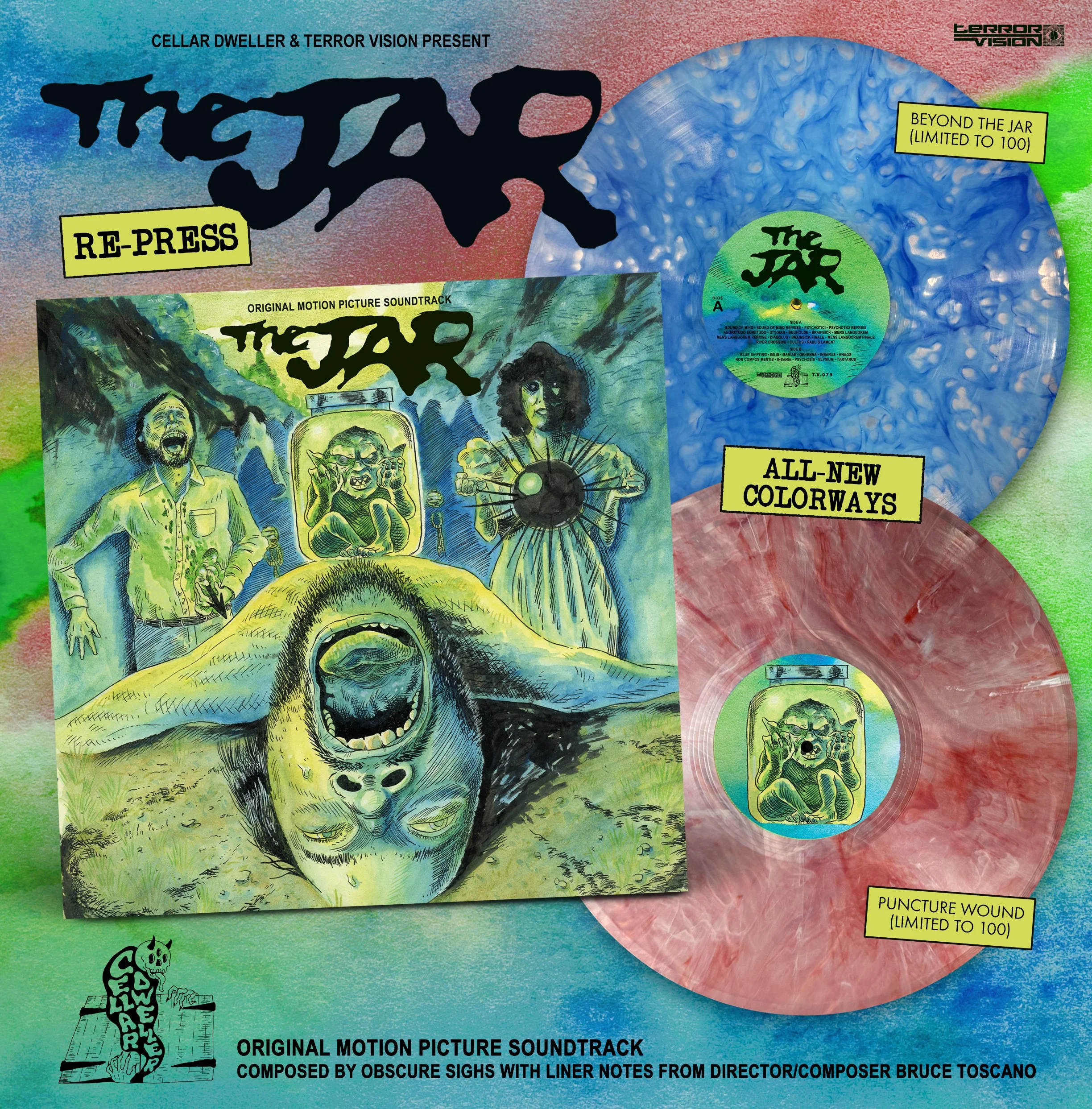 The Jar (1984) OST LP (Cellar Dweller) LTD Repress