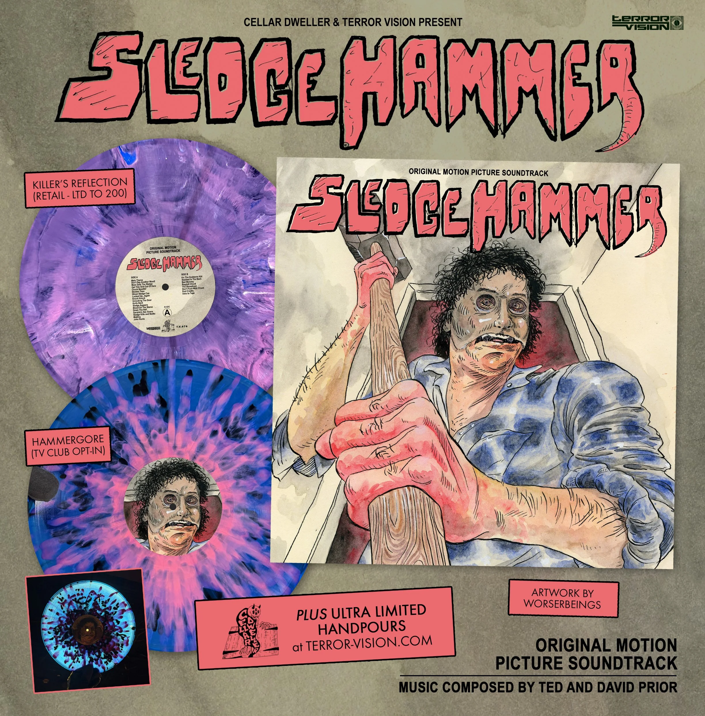 Sledgehammer (1983) OST LP (Cellar Dweller)
