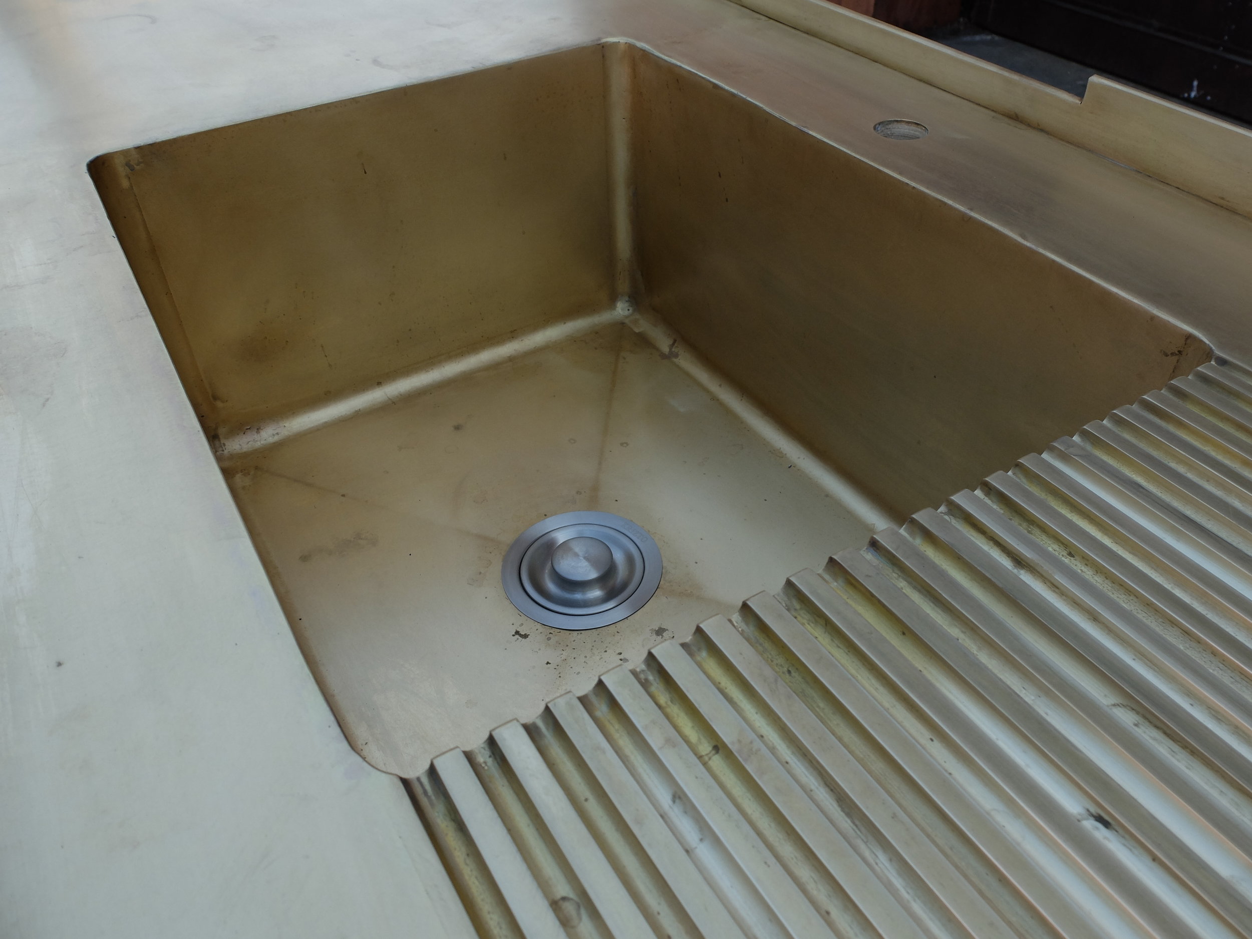    BRASS SINK   