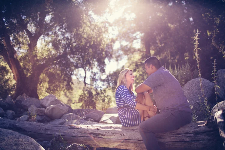 Engagement: Martha + Frank - A moment in Mt Baldy Mountains
