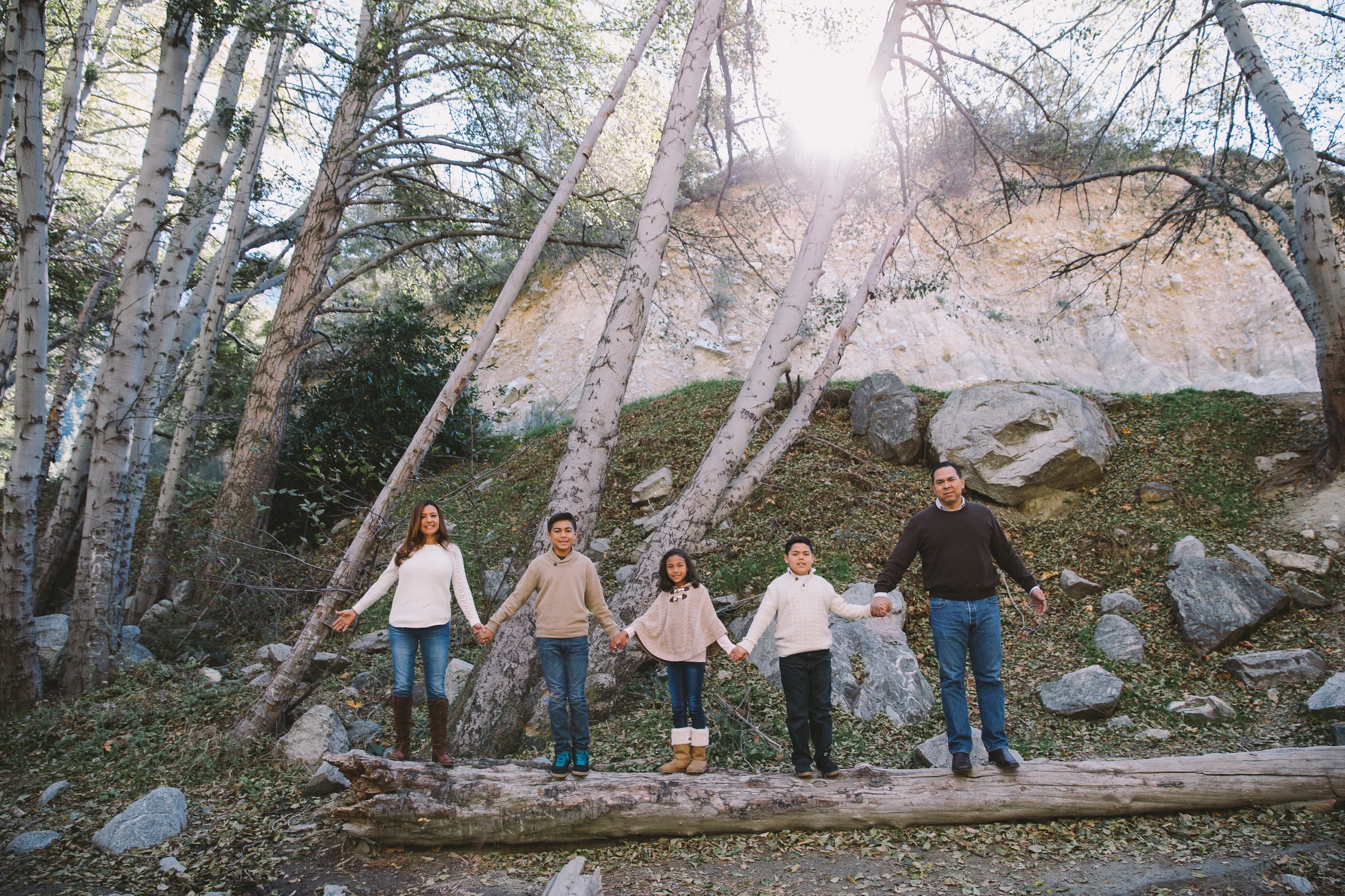 Family Portraits at Mt Baldy Mountains