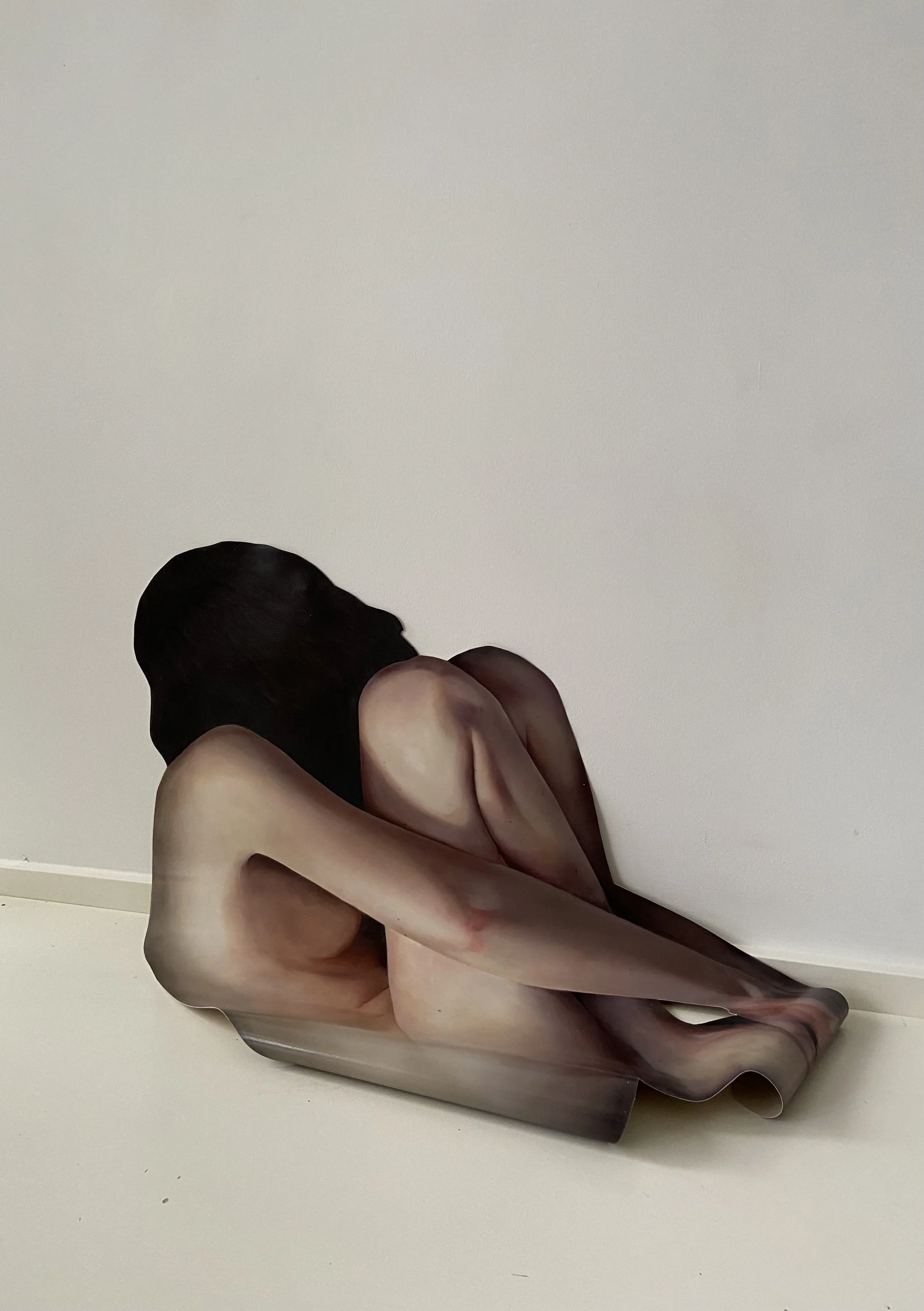 ‘Form No.4’, oil on canvas, dimensions variable, 2021, (installation view)